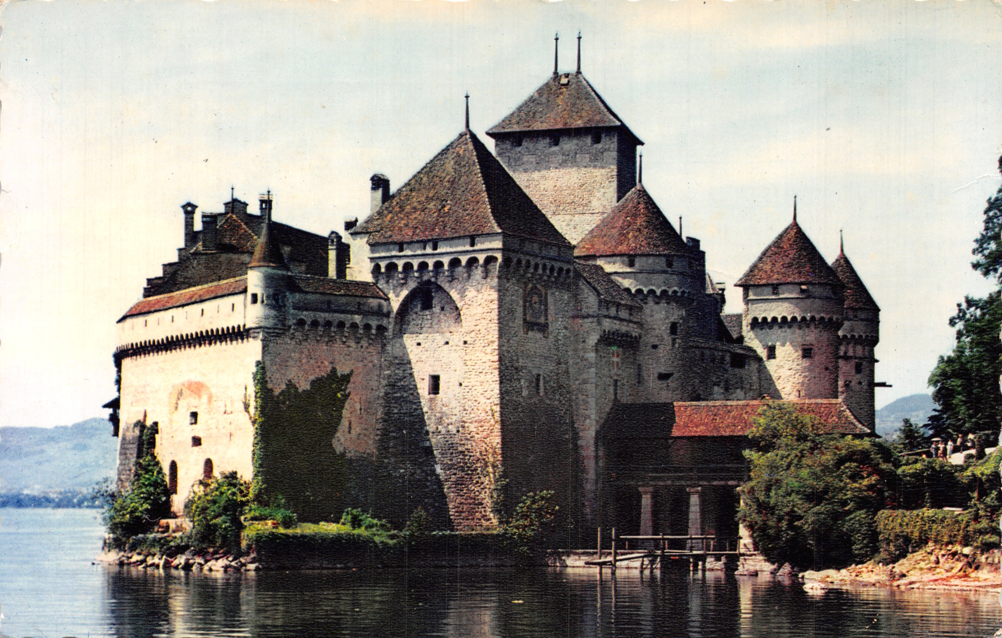 Château de Chillon — sur le lac Léman — Éditions Jaeger Genève, n° 704