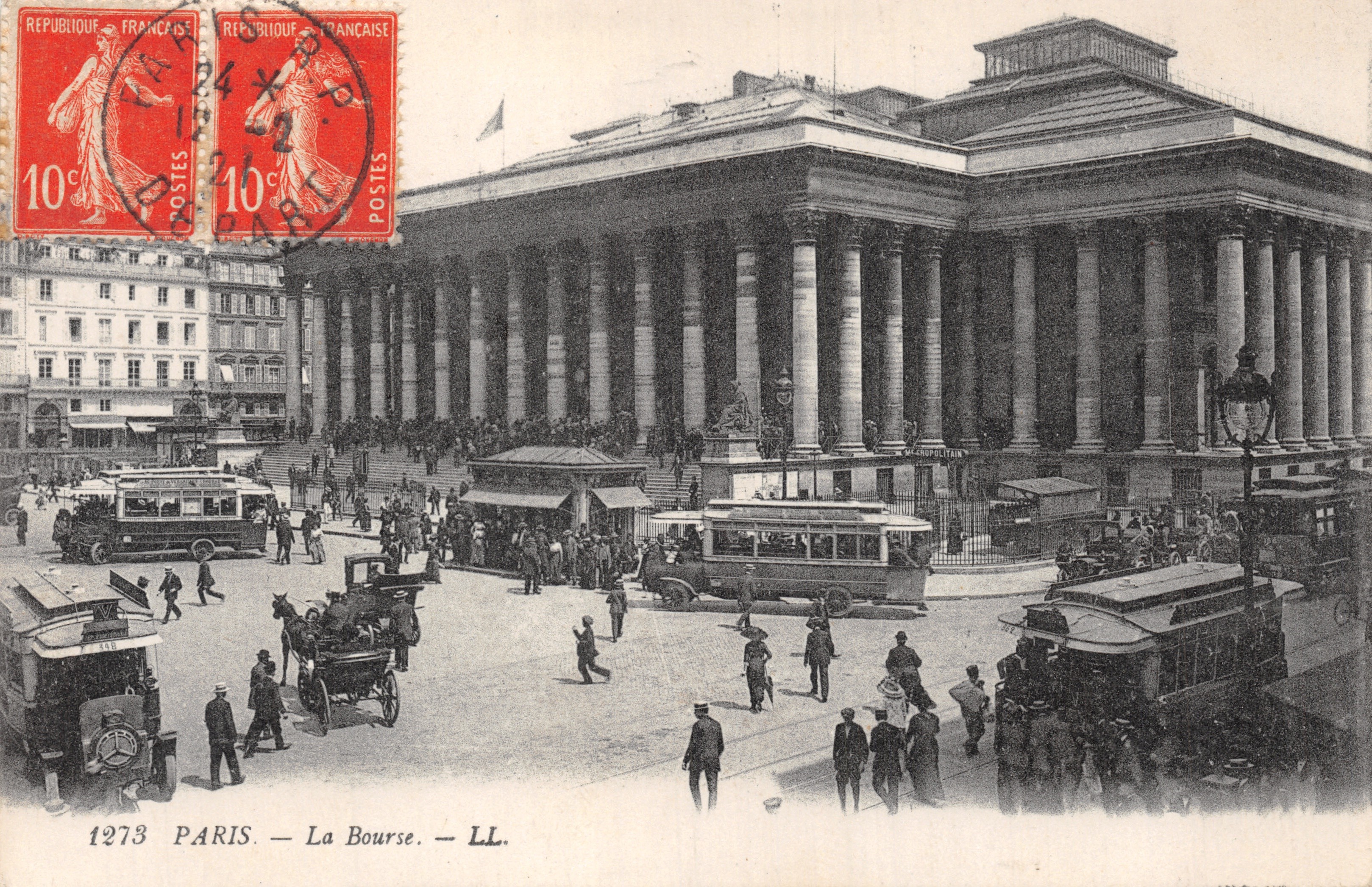 Paris — Die Börse — Verlag LL. n° 1273