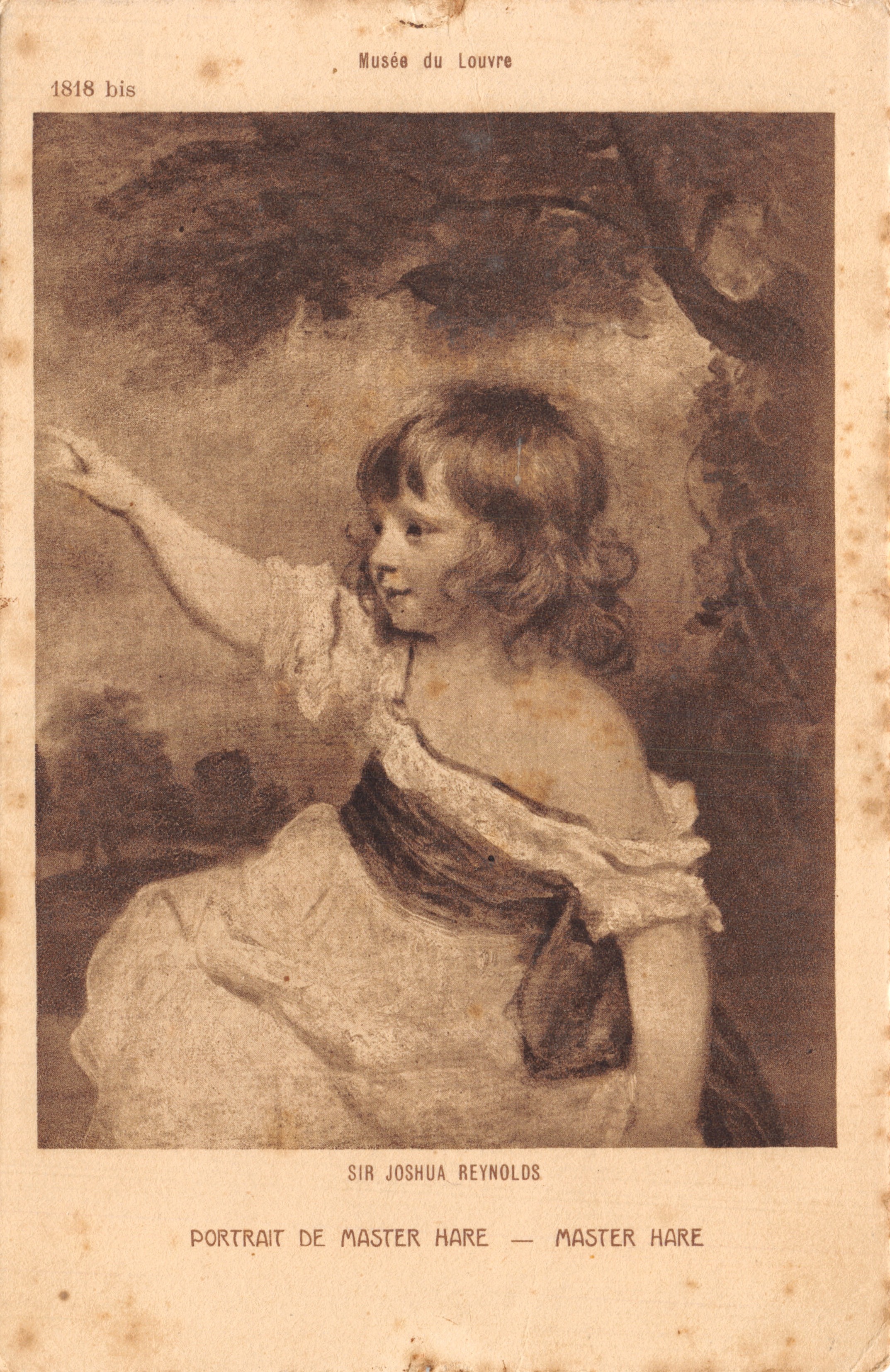 Portrait de Master Hare — Musée du Louvre — éditeur Braun & Cie, Paris