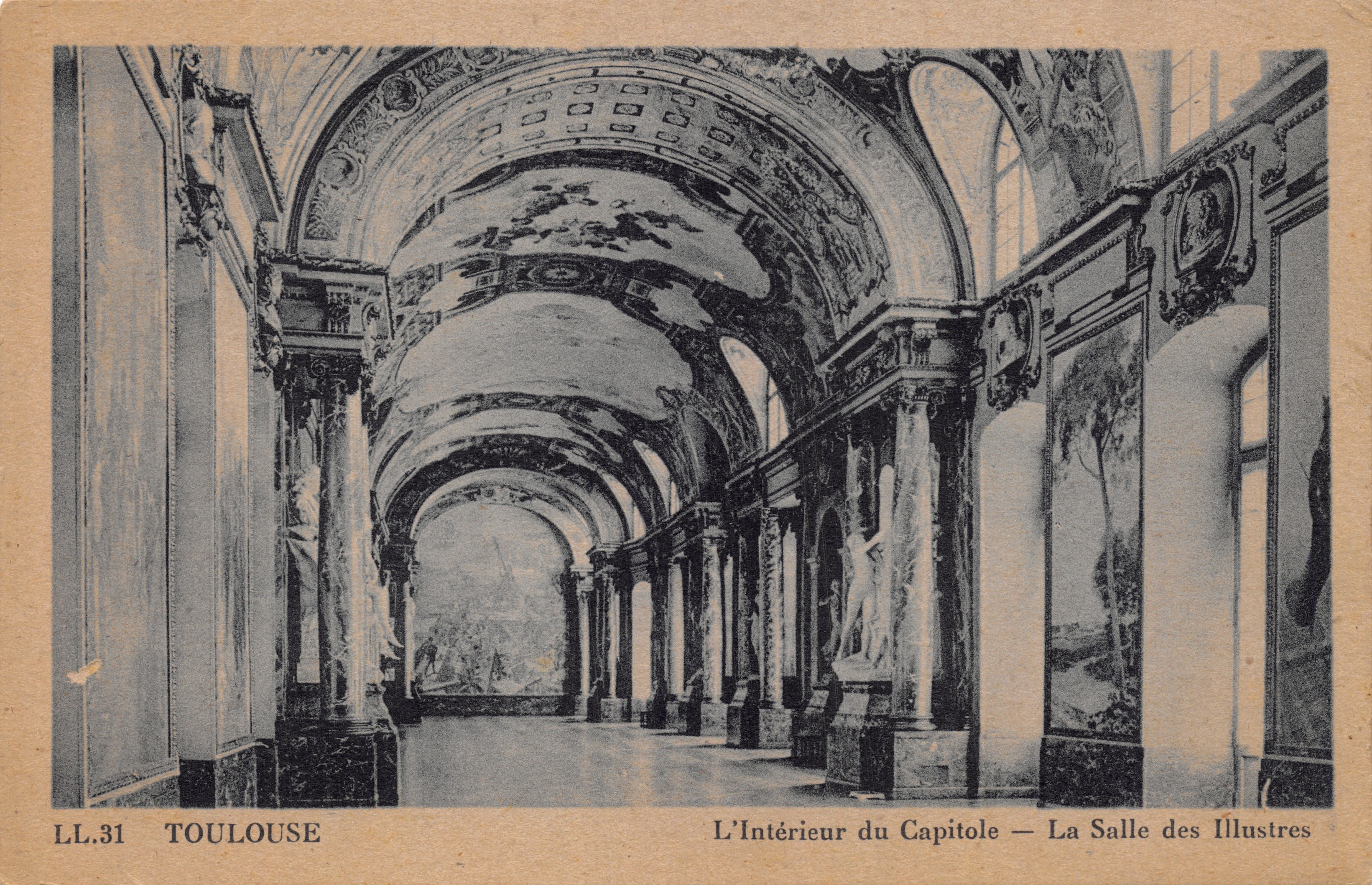 Toulouse — Interno del Capitolo — Sala degli Illustri — LL.31