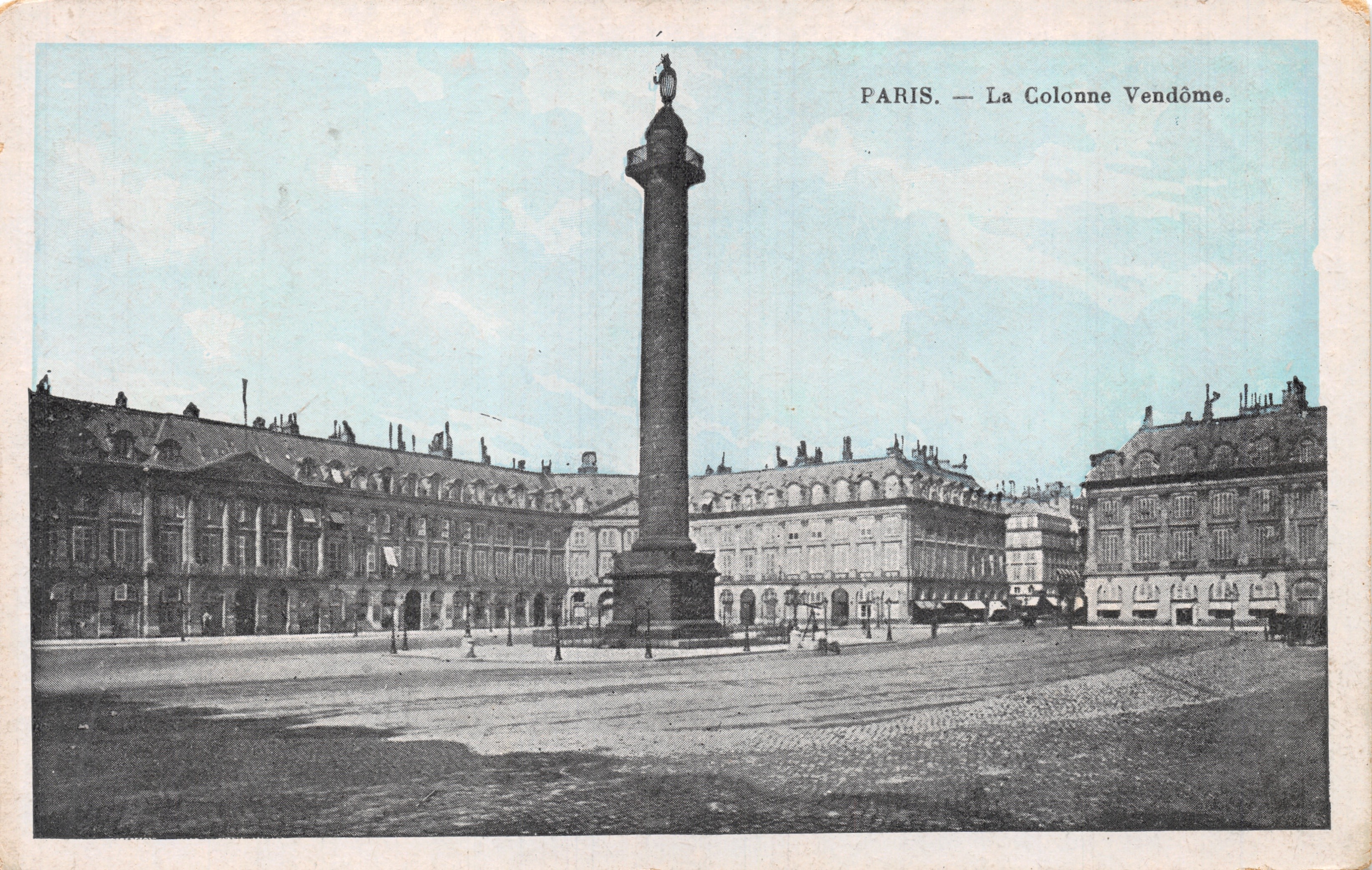 Parijs — La Colonne Vendôme — uitgever drukker niet zichtbaar