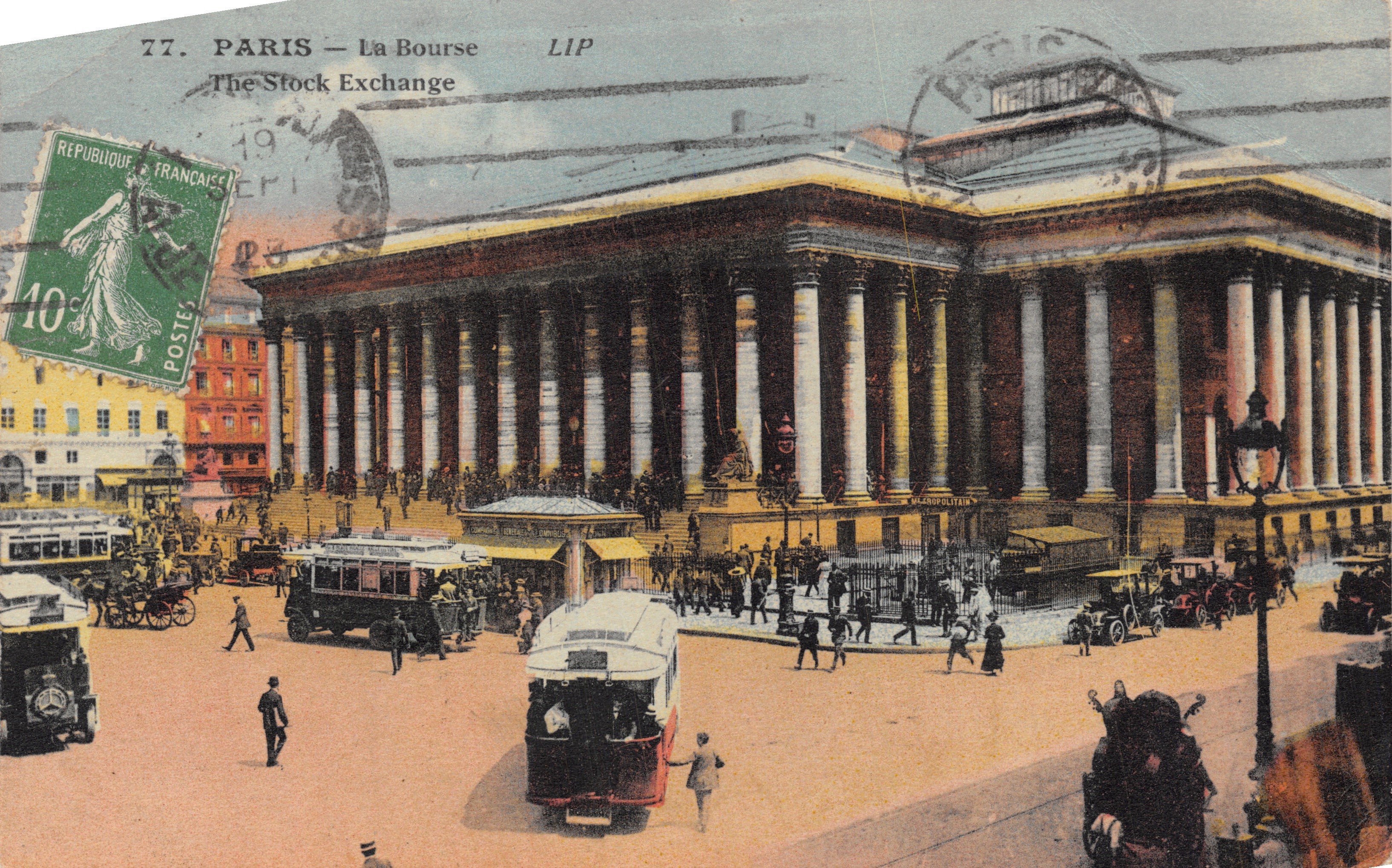 PARIS — La Bourse — The Stock Exchange — LIP
