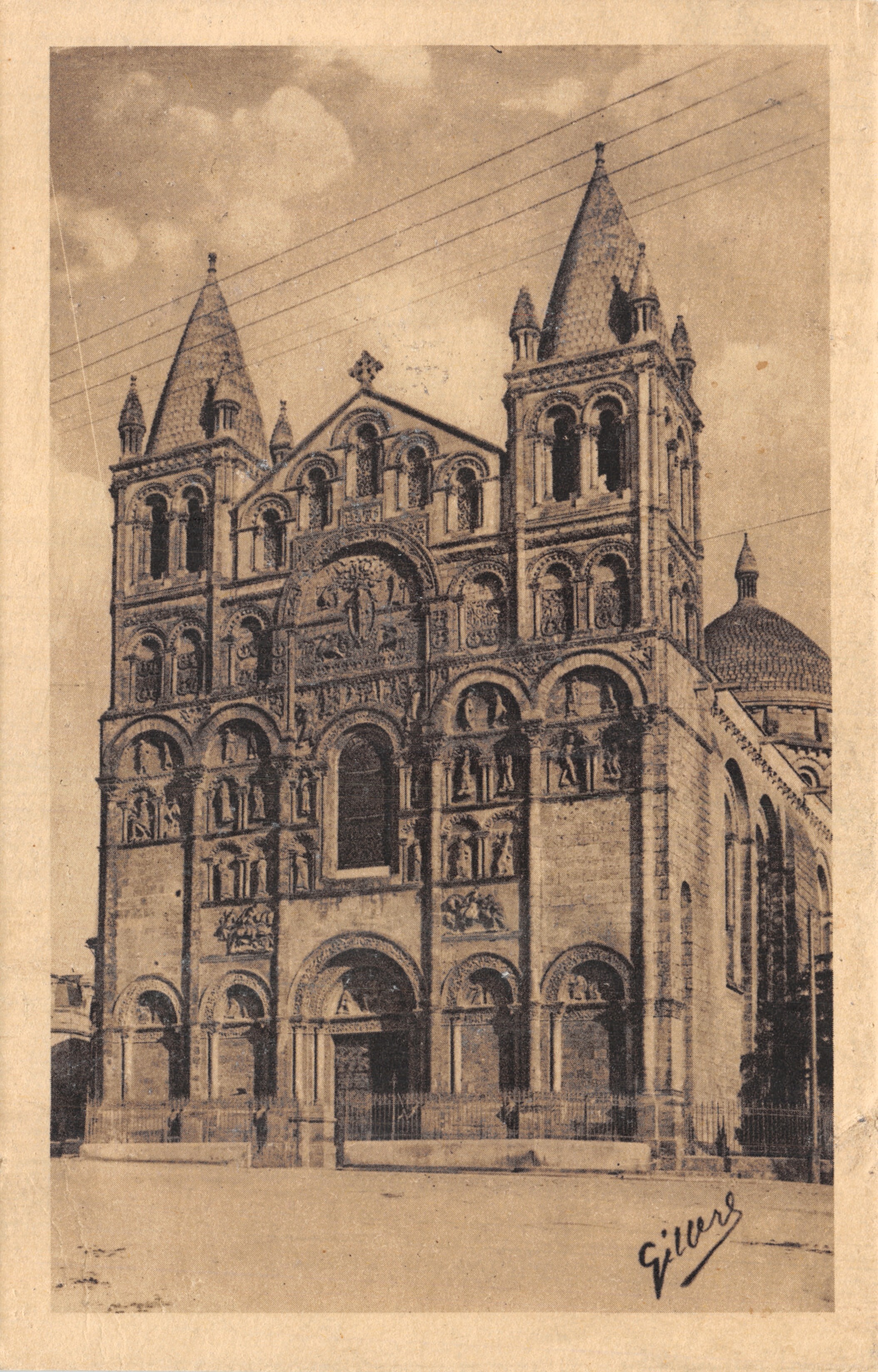 Angoulême — Façade de la Cathédrale Saint-Pierre — Édition A.G.A. - 807