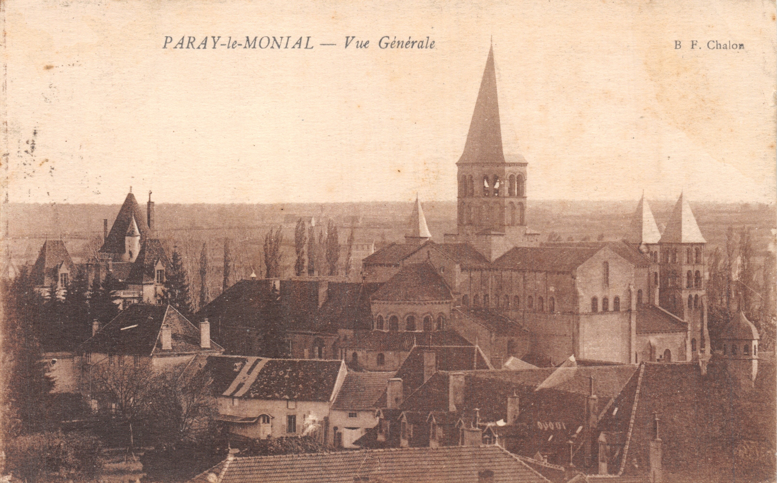 Paray-le-Monial — Vista general — B. F. Chalon
