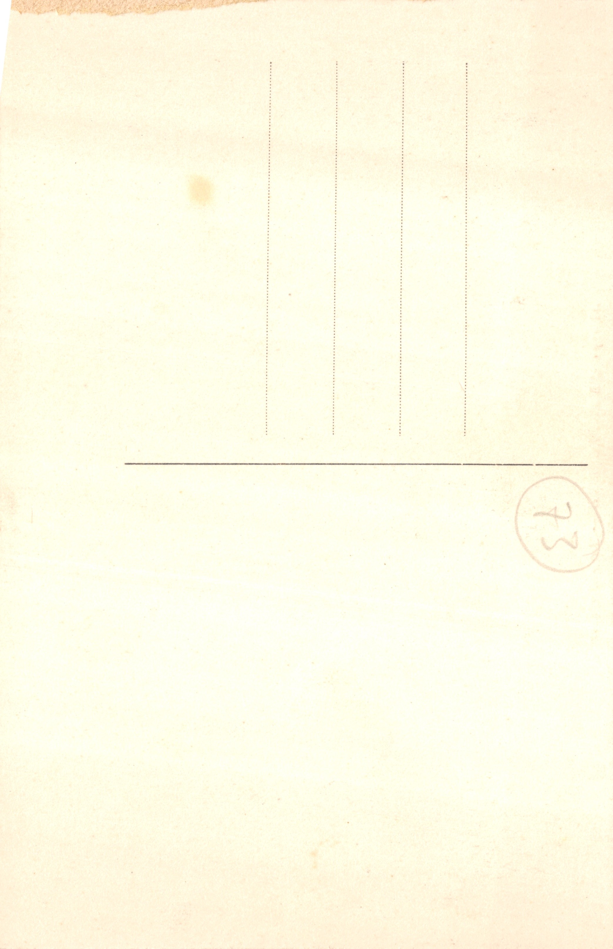 Abadía de HAUTECOMBE — El refectorio — editor no visible — Reverso