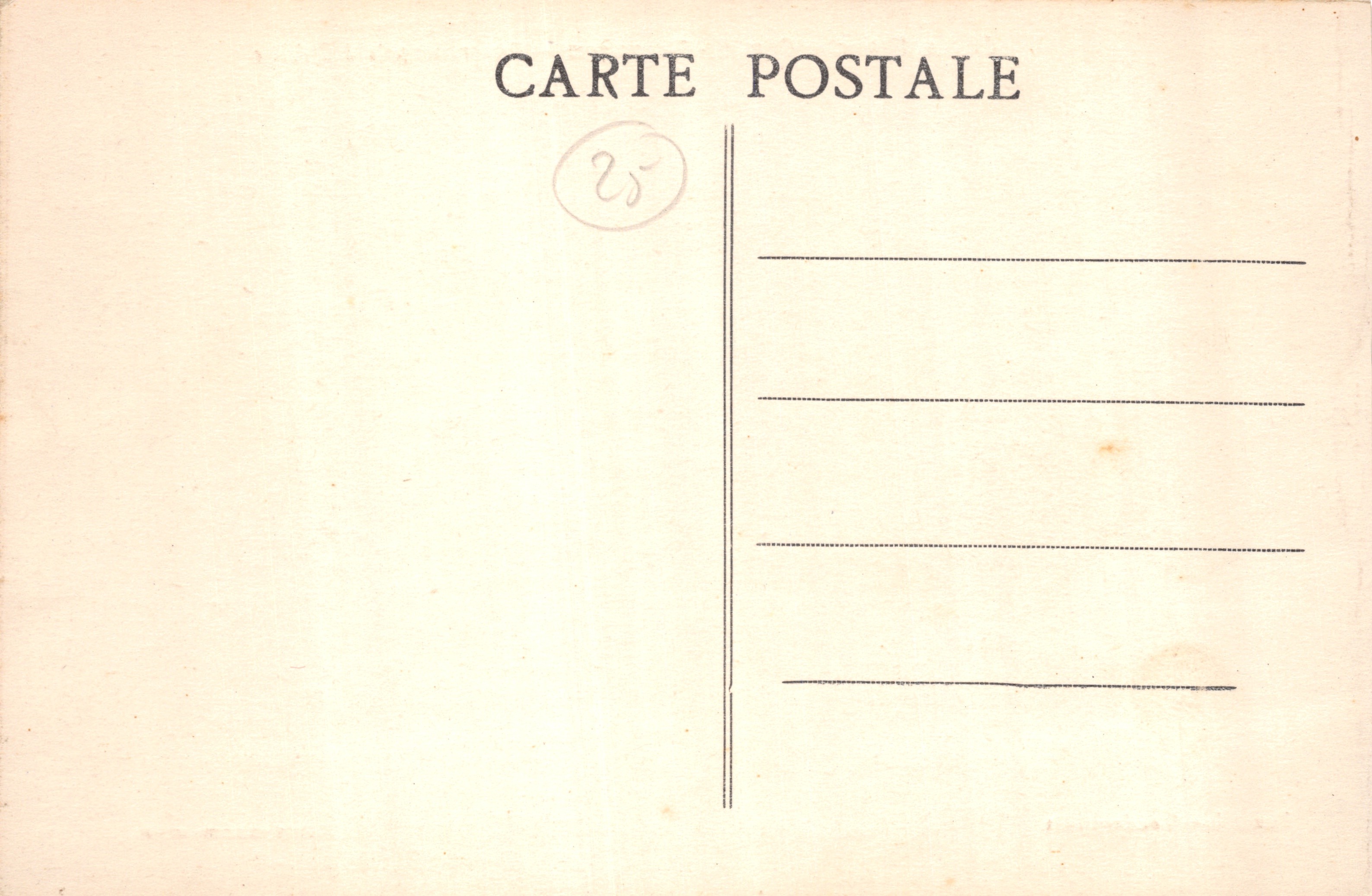 Besançon — Panorama pris à Brégille — éditeur P. JOST, COMBIER-MADON — Achterkant