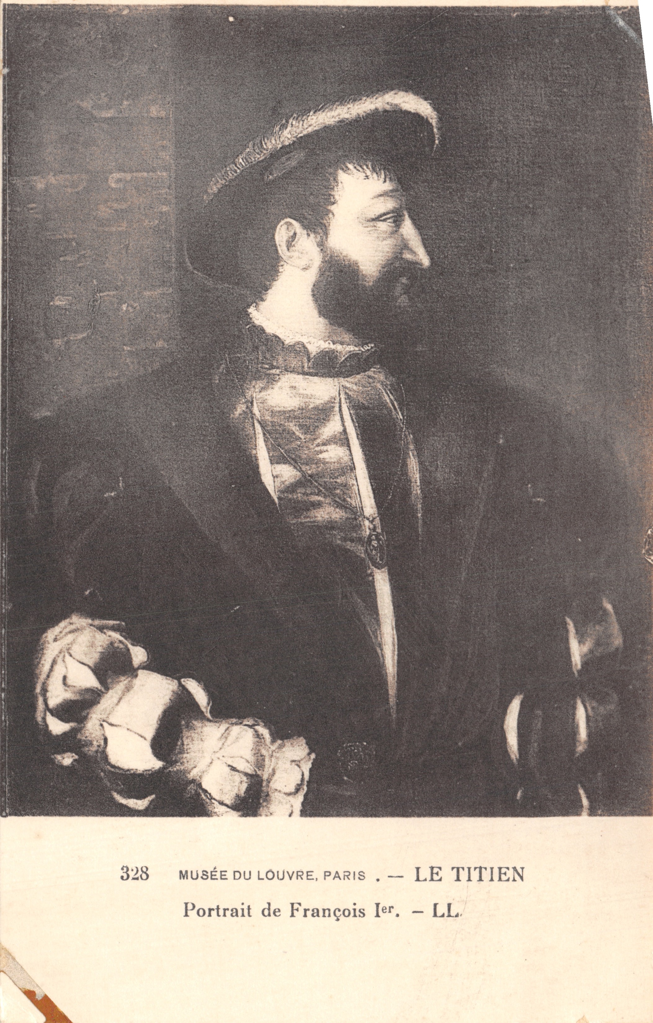 Portrait de François Ier — Le Titien — Musée du Louvre, Paris — n° 328