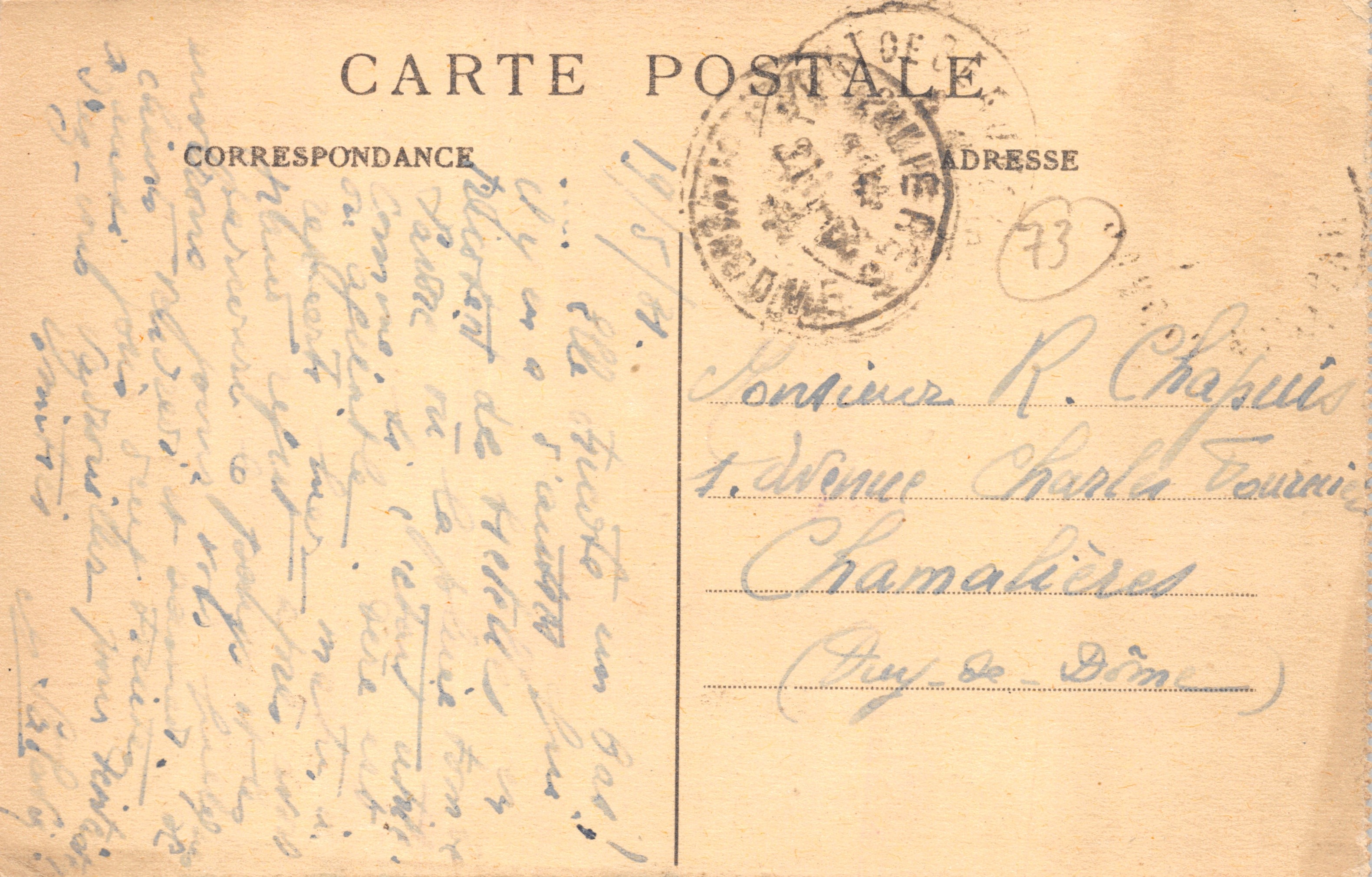 Koszule Savoisy (Tarentaise) — Savoyarde tka na kółku — Foto Grimal, Chambéry, nr 2268 — Rewers