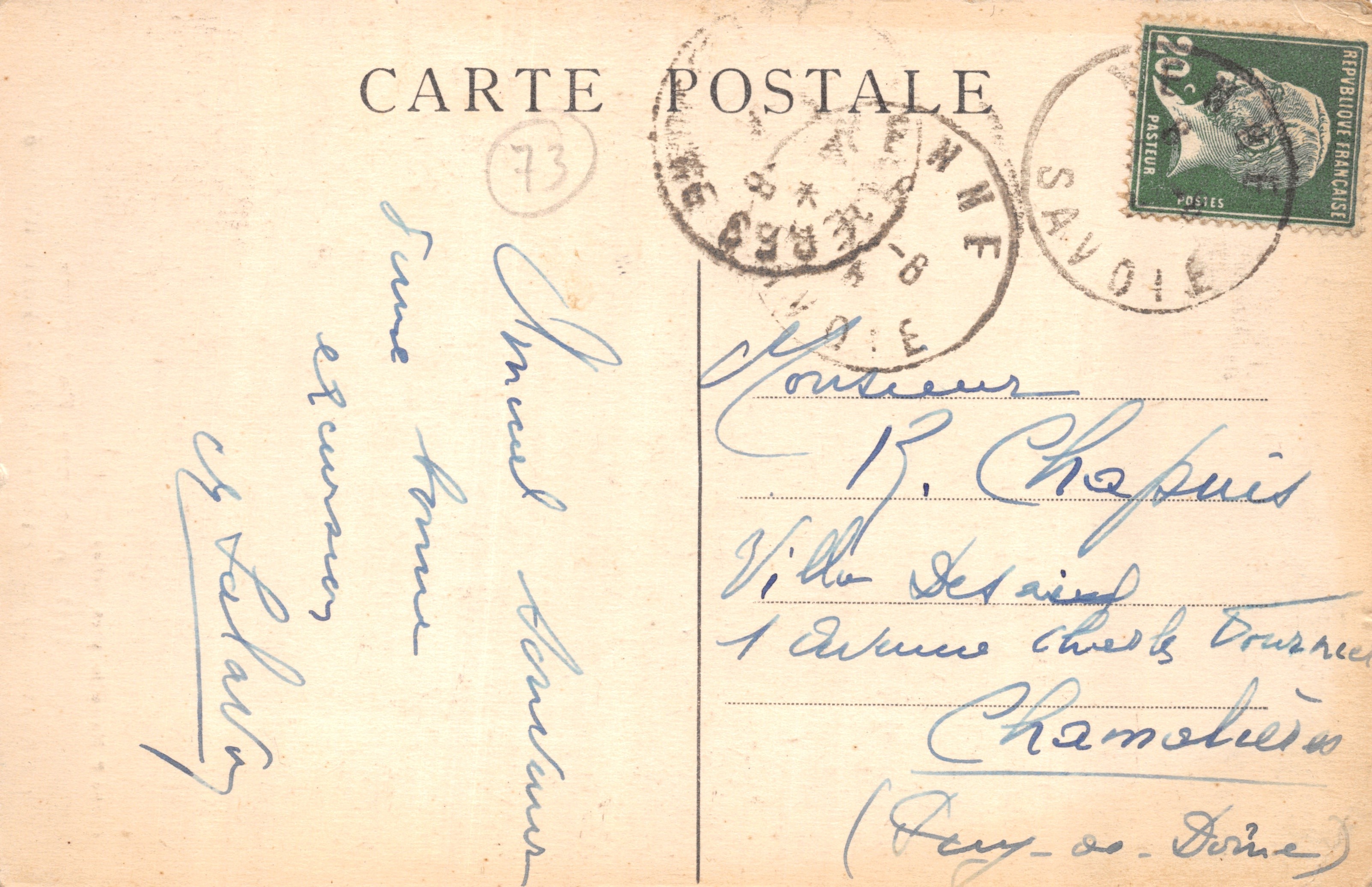 Chartreuse de Pierre-Châtel — Ancienne Forteresse, Porte d'entrée — Cliché F. Marcellin, phot. Belley, n° 1111 — Verso