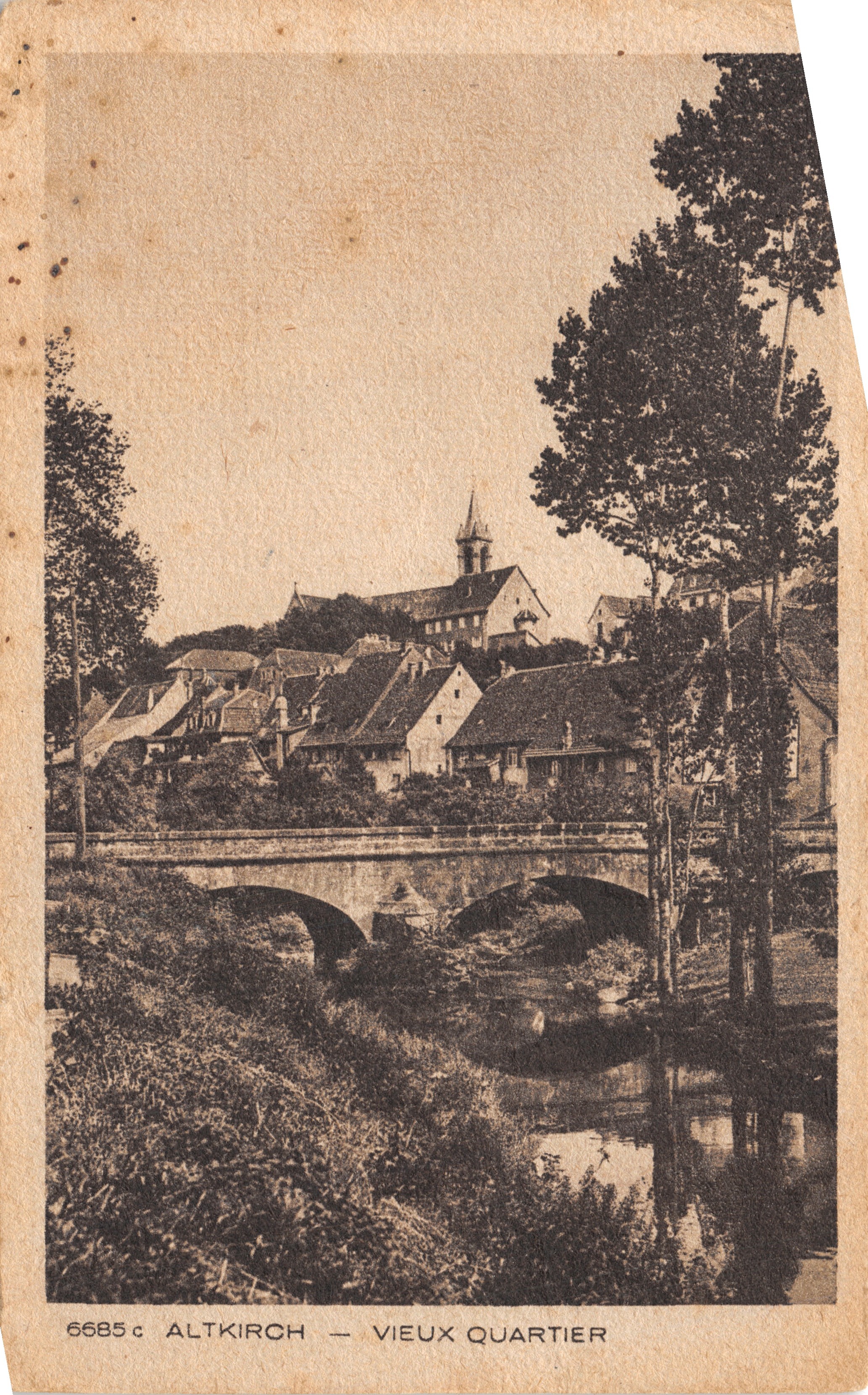 Alt-Kirch — Viejo Barrio — editor Les Editions Braun & Cie, n.º 6685c