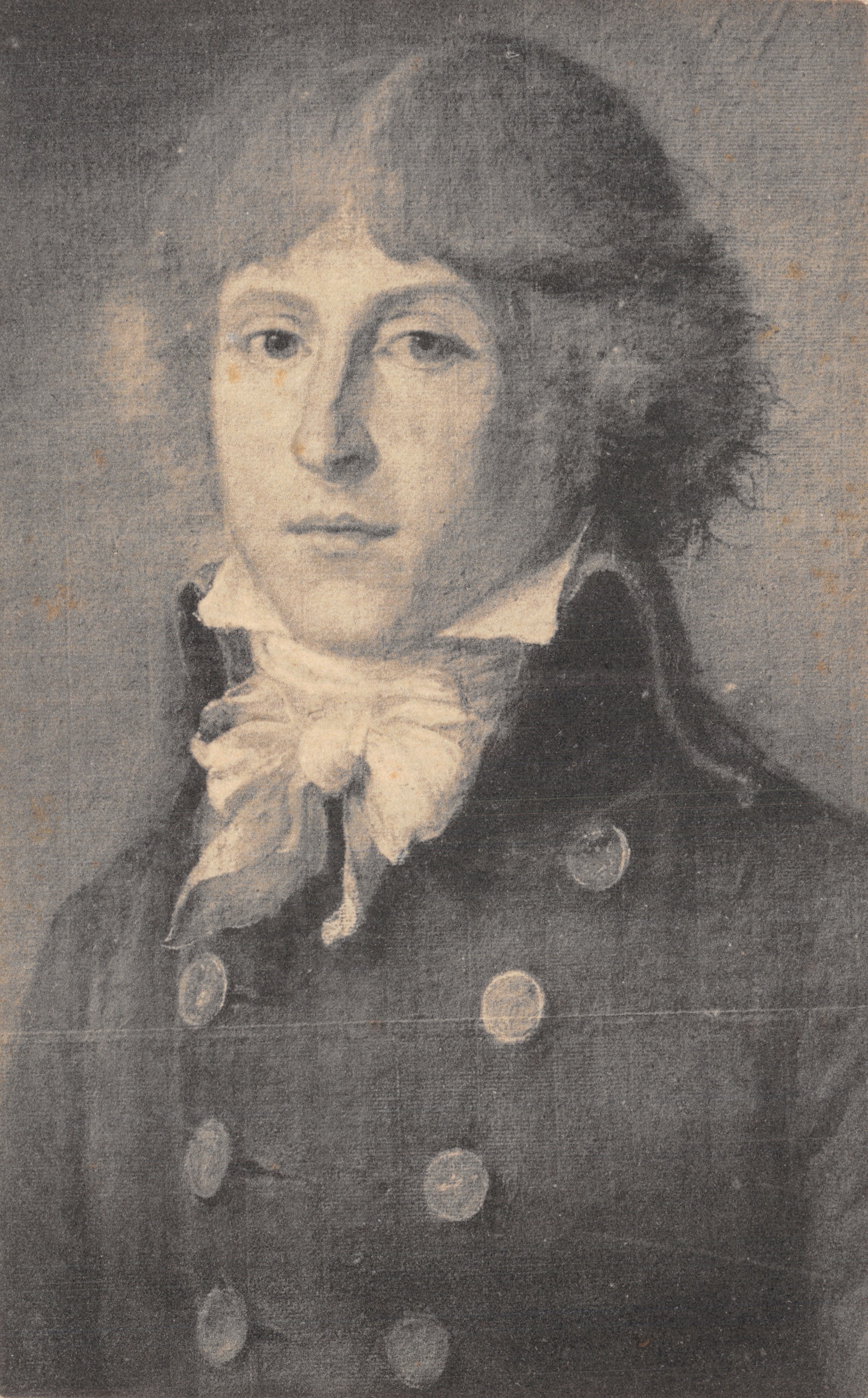 Retrato de Saint-Just — Musée Carnavalet — G. Bouchet, editor fotográfico, 72 Bd de l'Hôpital, Paris