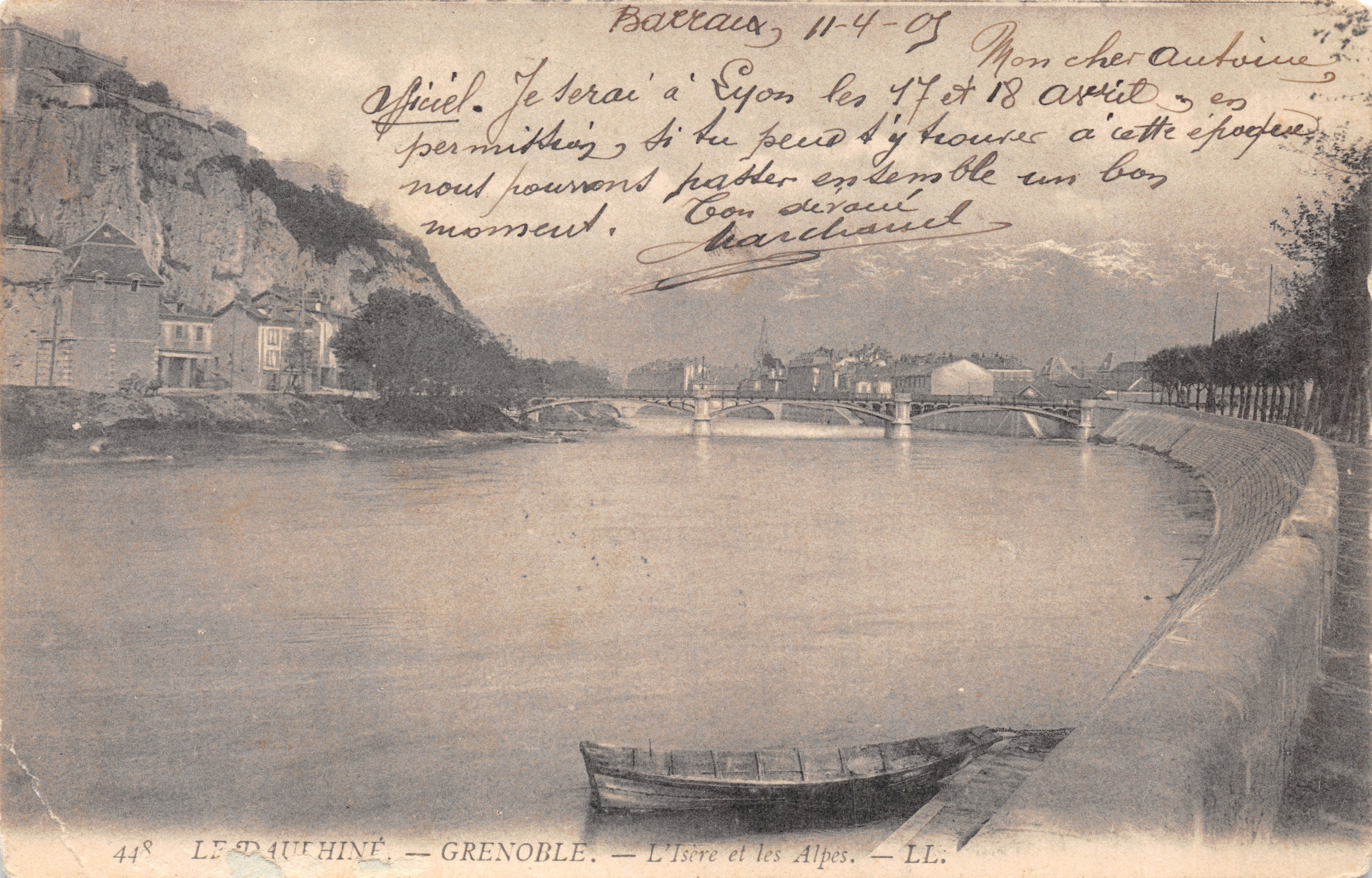 El Dauphiné — Grenoble — La Isère y las Alpes — LL. — n°448