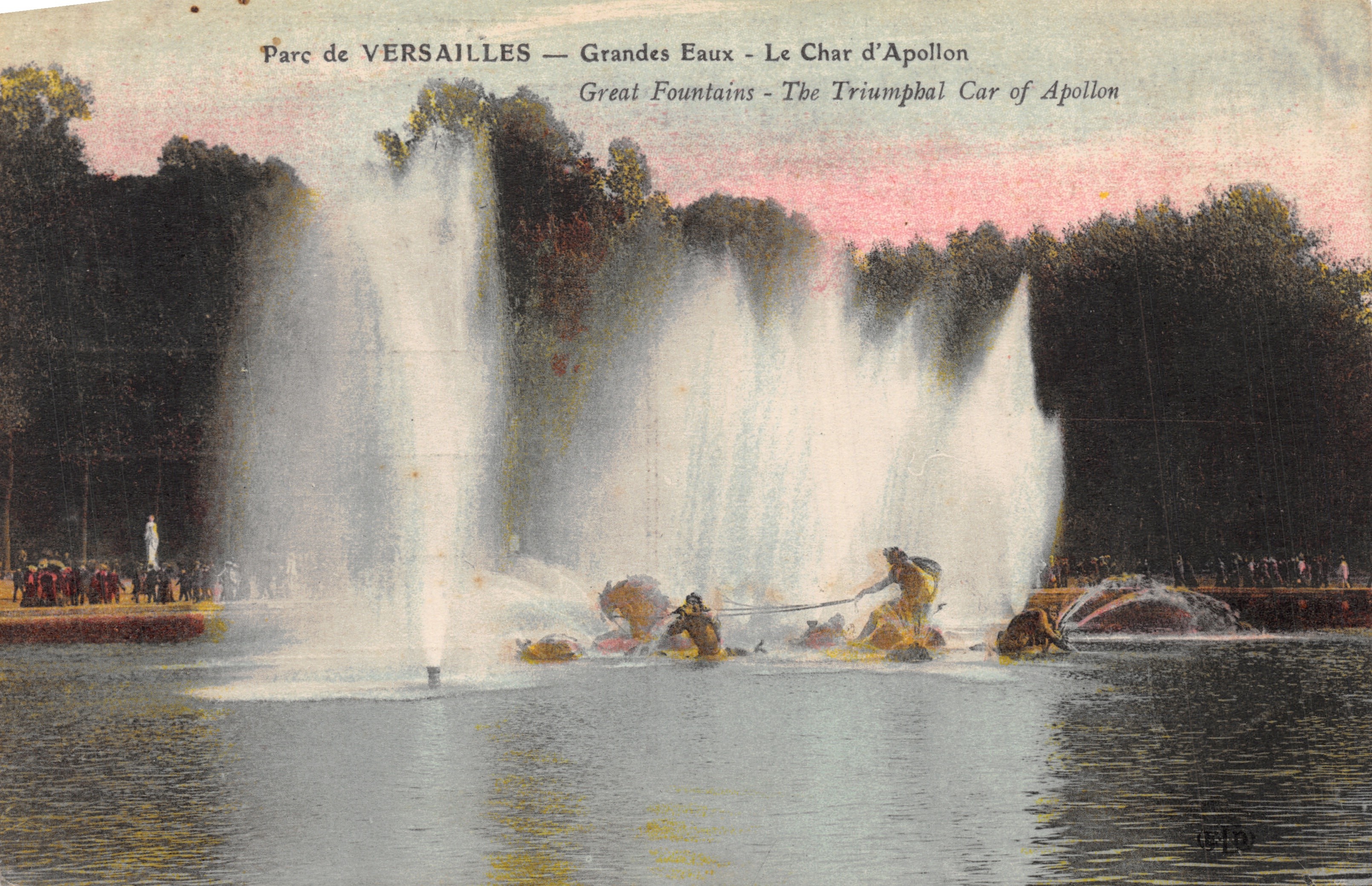 Parco di VERSAILLES — Grandes Eaux - Il Carro di Apollo — editore non visibile