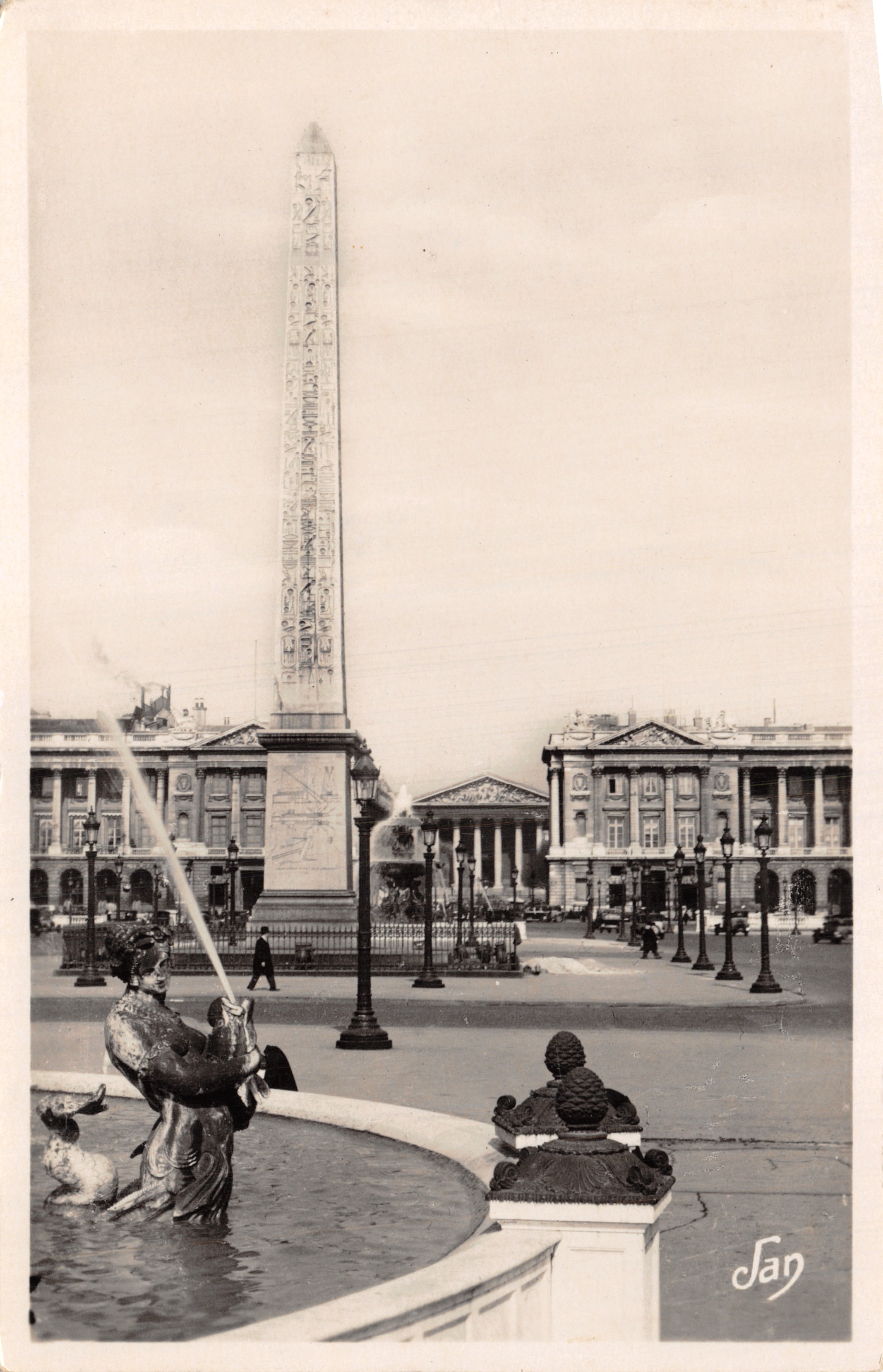 Place de la Concorde — Obélisque de la Concorde — éditeur Fan