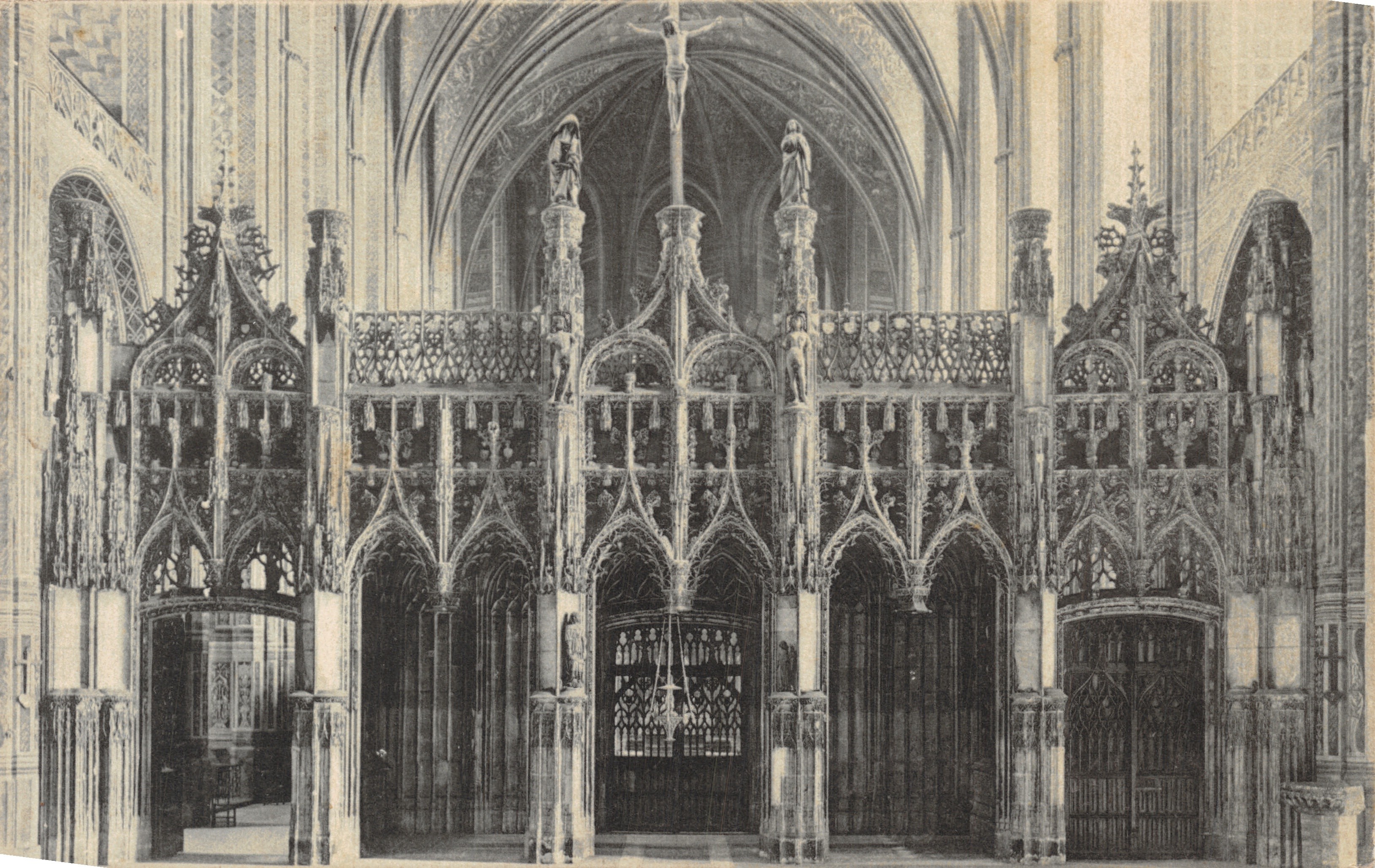 Albi — La cattedrale di Sainte-Cécile — Il rood screen (1501)