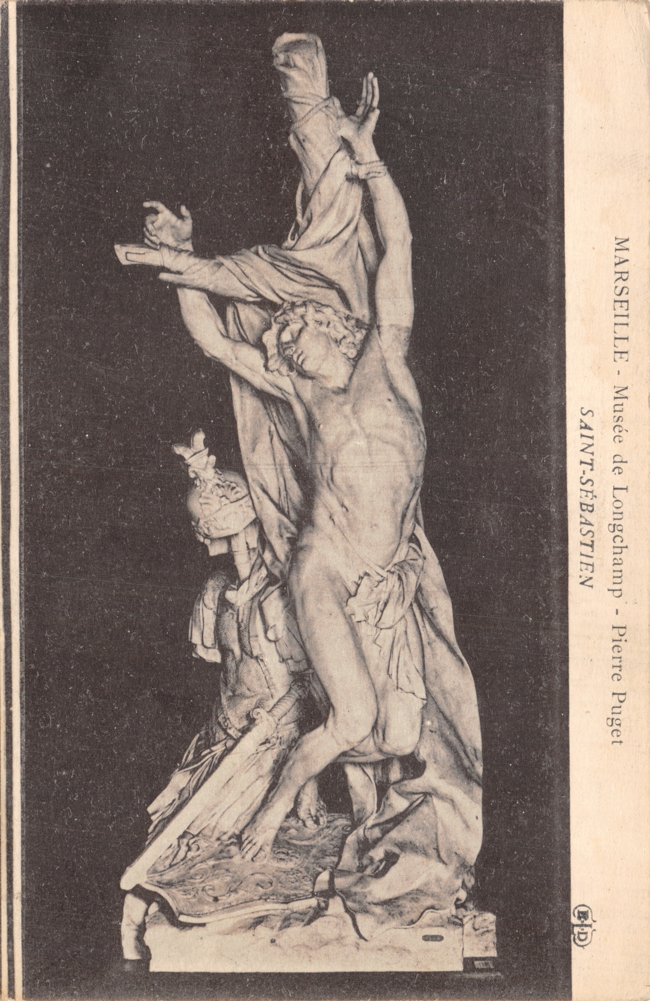 Saint-Sébastien — standbeeld van Pierre Puget — Museum de Longchamp, Marseille