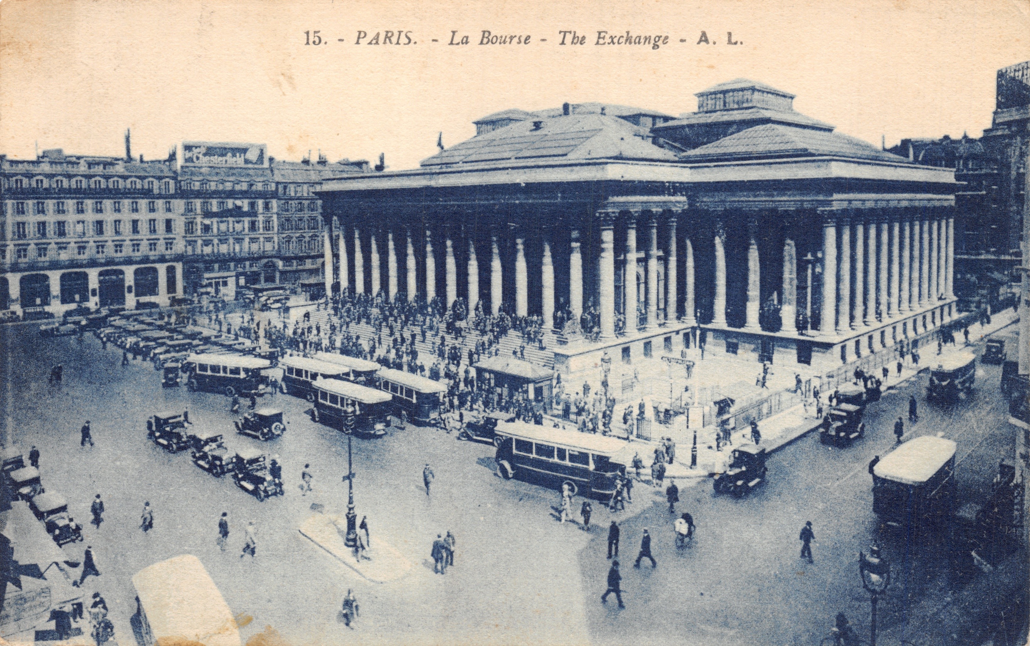 Paris - La Bourse - The Exchange - A.L