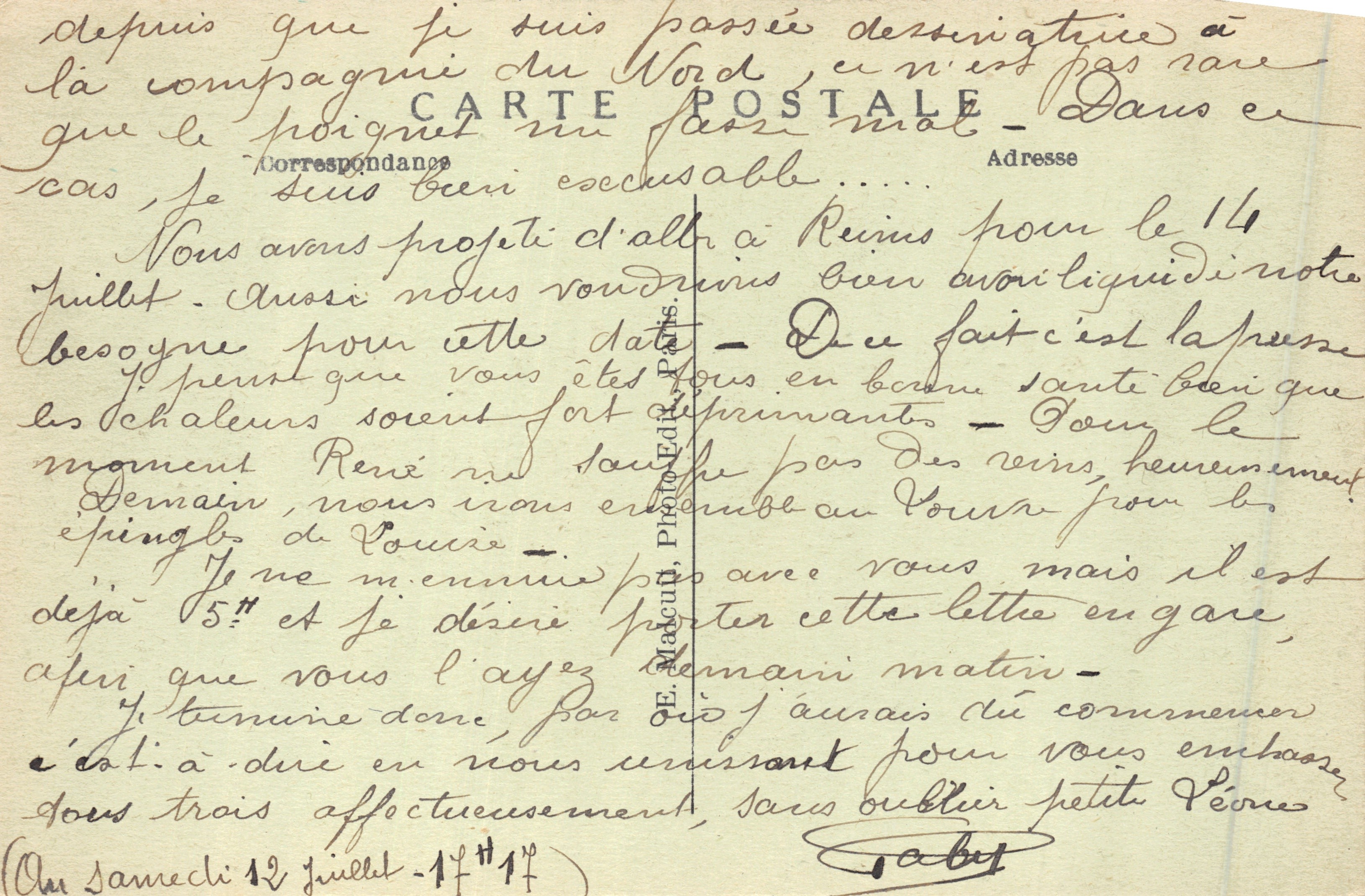 Enghien-les-Bains — La Darsena, il Casinò e il Kursaal — E.M — Verso