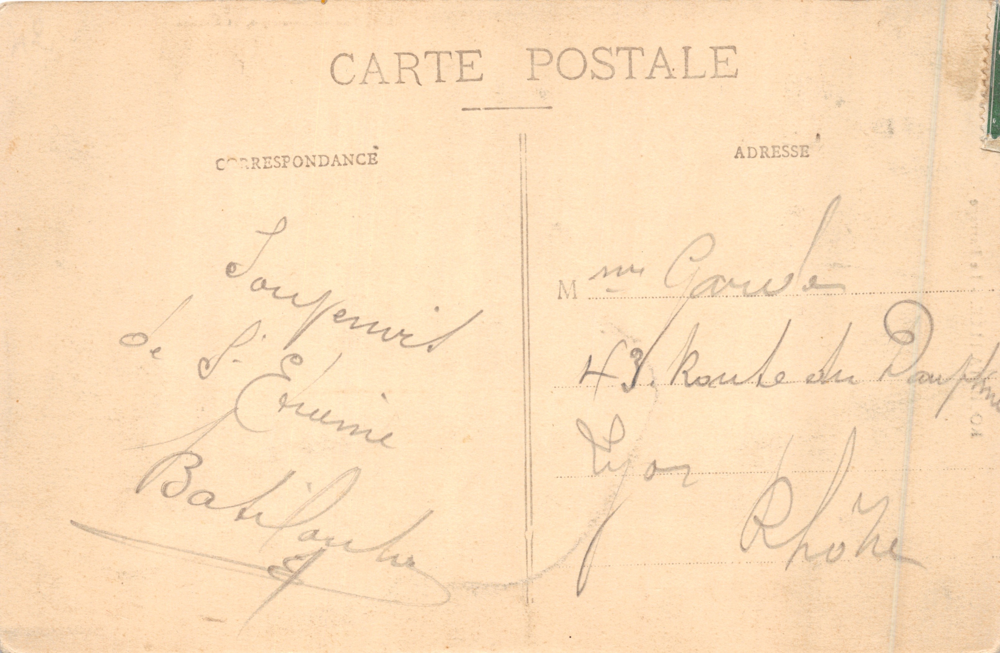 Rochetaillée - Il Diglio — editore: Rail. Nouvelles Galeries, St-Étienne — Verso
