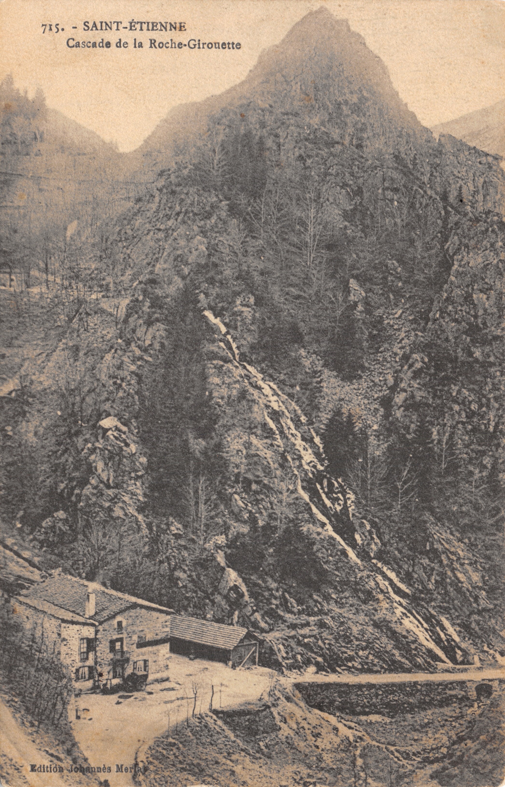 Saint-Étienne - Cascade de la Roche-Gironette — éditeur Edition Johannès Marfa