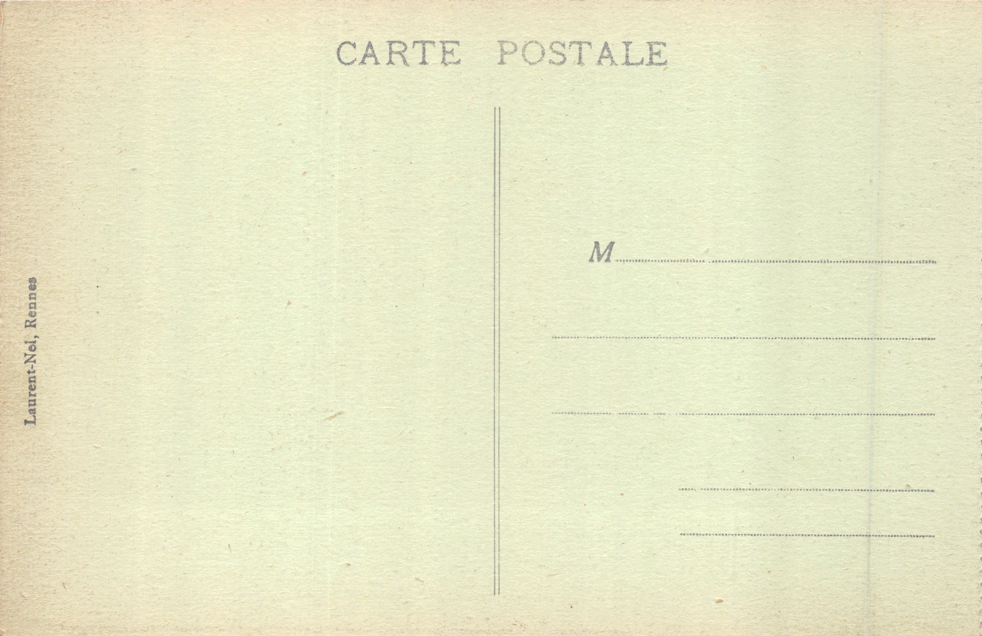 Belle-Isle-sur-Saône - Rocas de la Pointe aux Poulains — editor Laurent-Nel, Rennes, n.º 2301 — Reverso