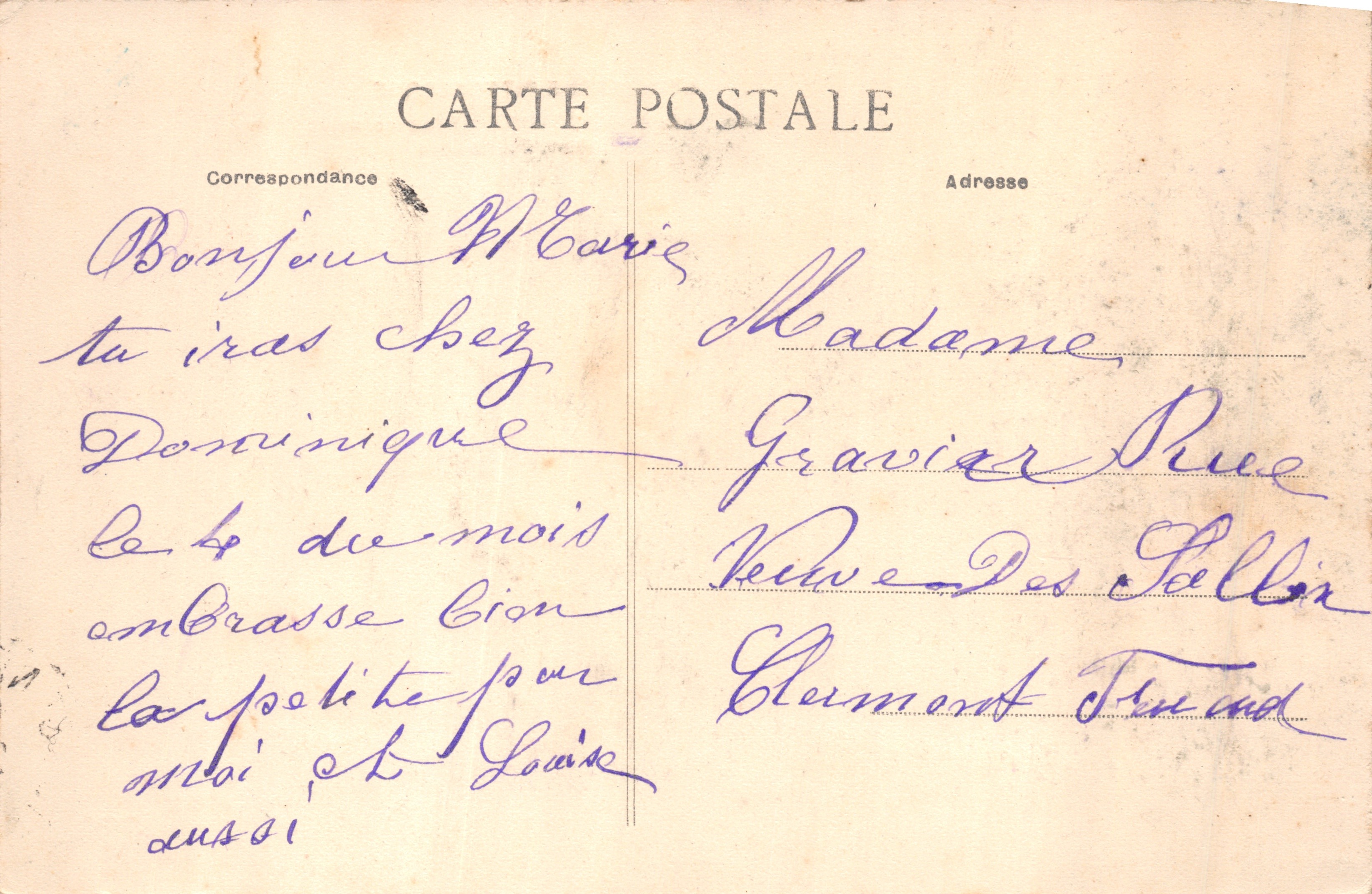 Saint-Émilion — Istituzione sul Monte Cornadore — Editore: L'Église Pittoresque, n. 341 — Verso