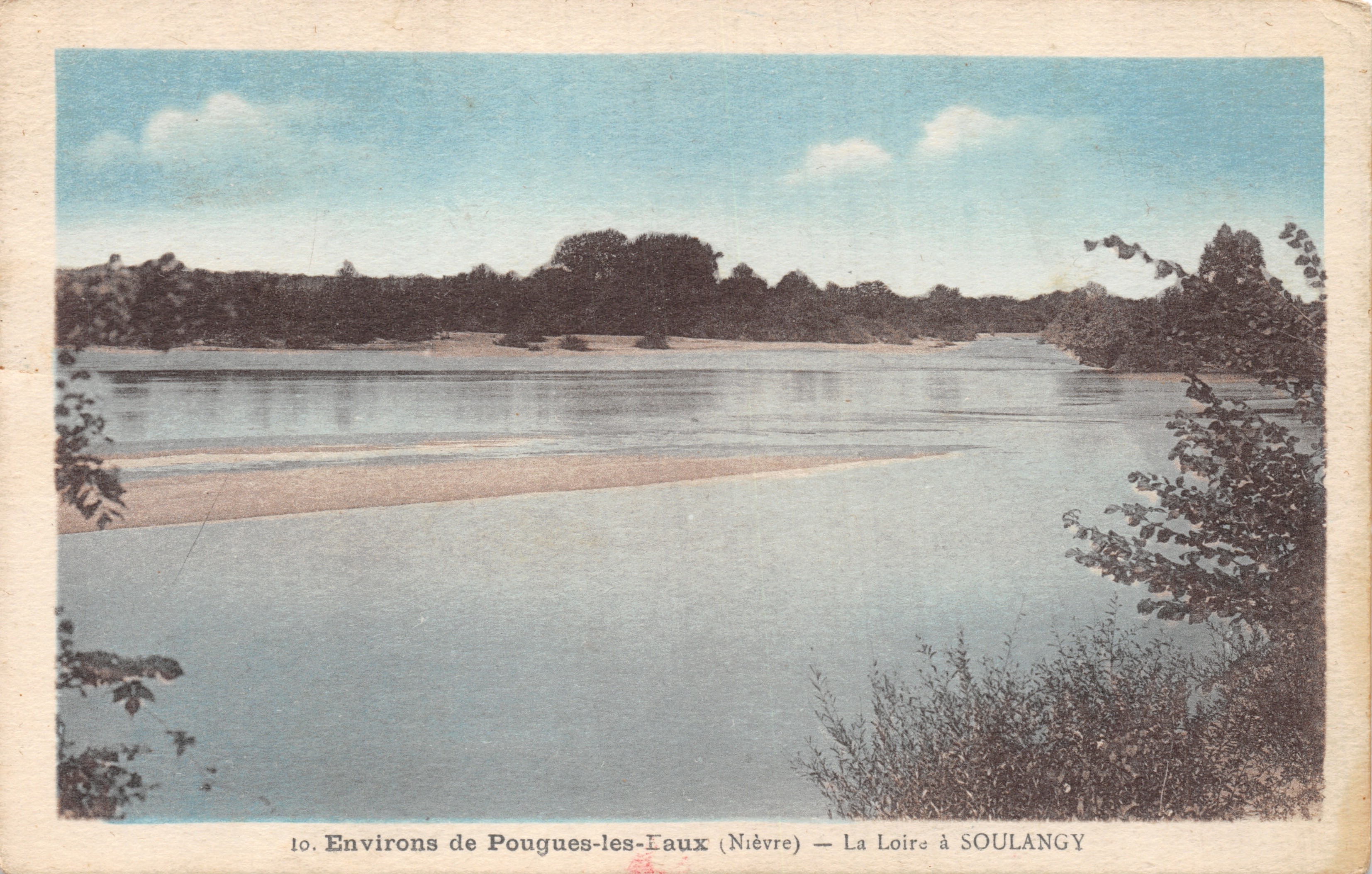La Loira a Soulangy — Vicinanze di Pouguès-les-Eaux (Nièvre) — Editore: Joyeux, Pougnès-les-Eaux