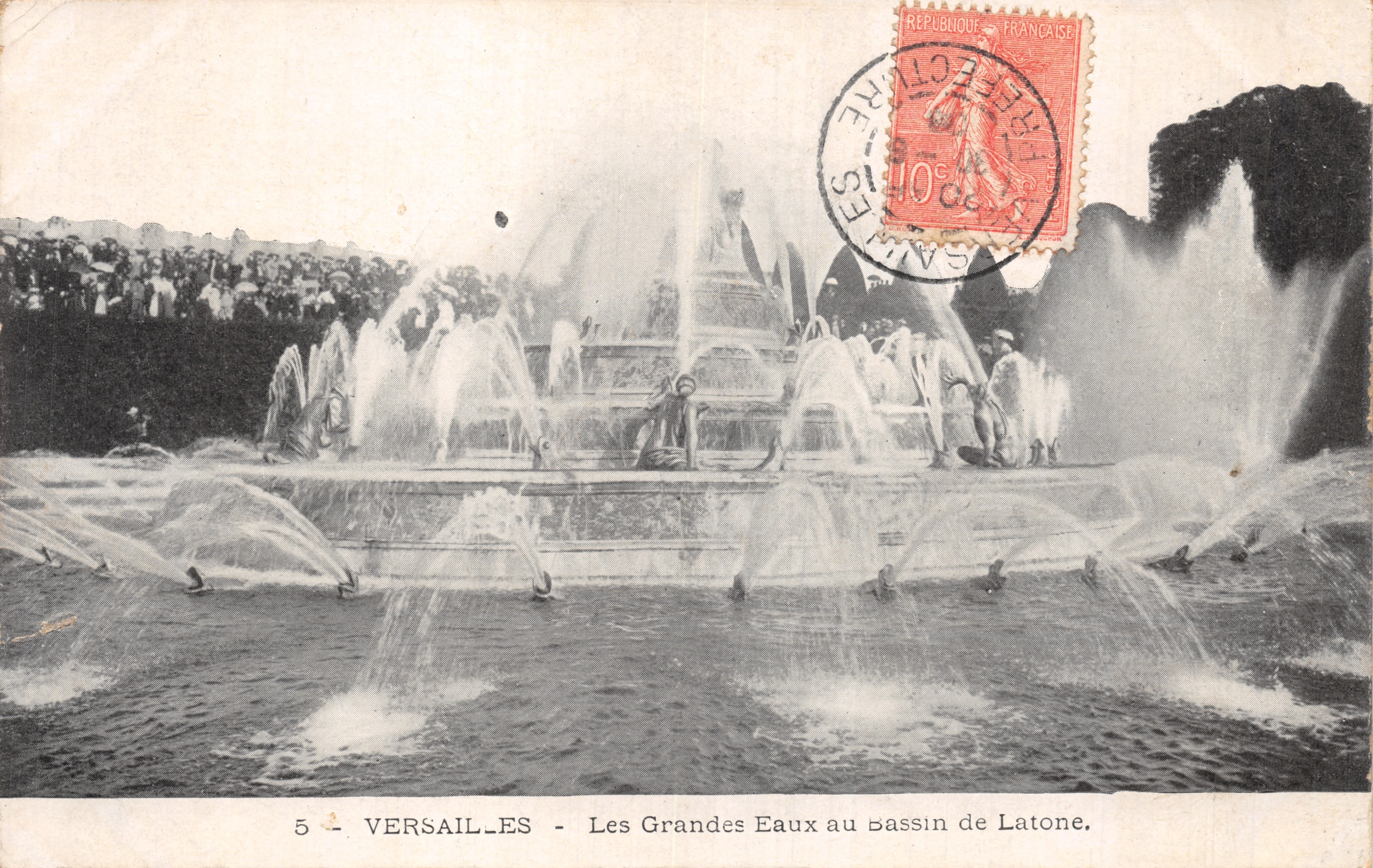 Versalles — Vista de las Grandes Aguas en el Estanque de Latón — editor: 5 - VERSAILLES