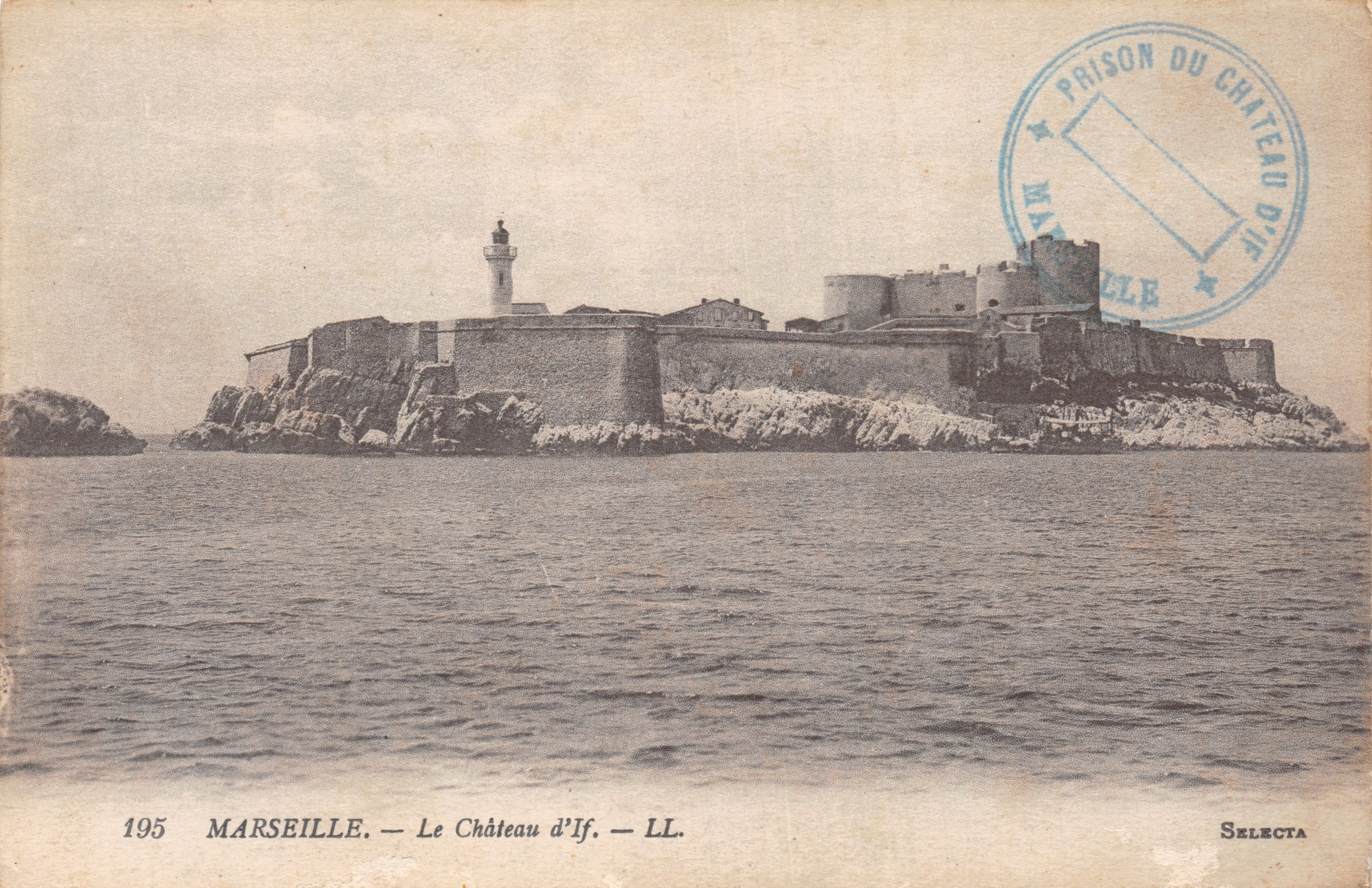 Marseille — Le Château d'If — éditeur SELECTA, n° 195