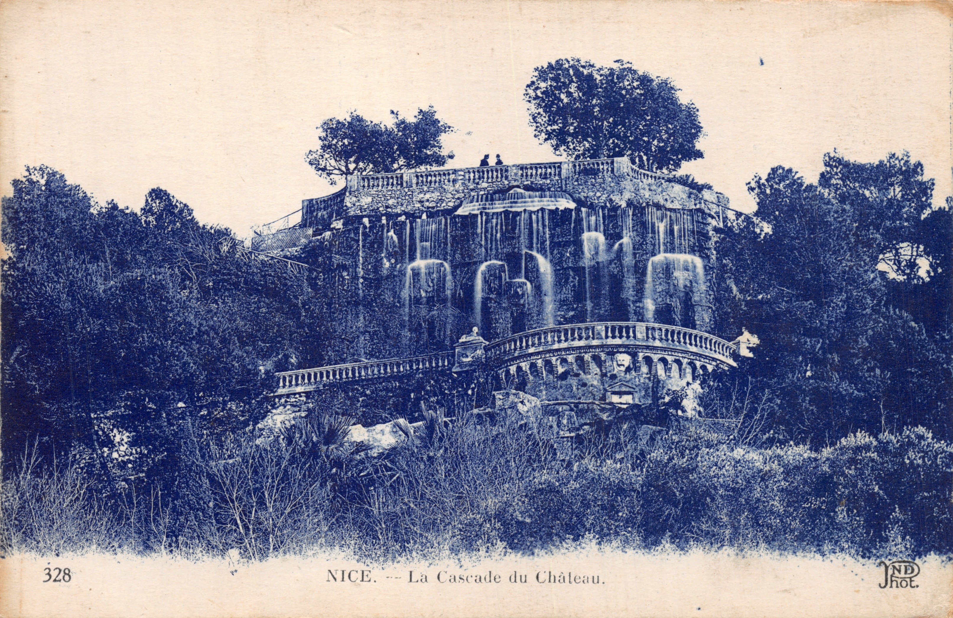NICE — La Cascade du Château — JND Phot. n°328