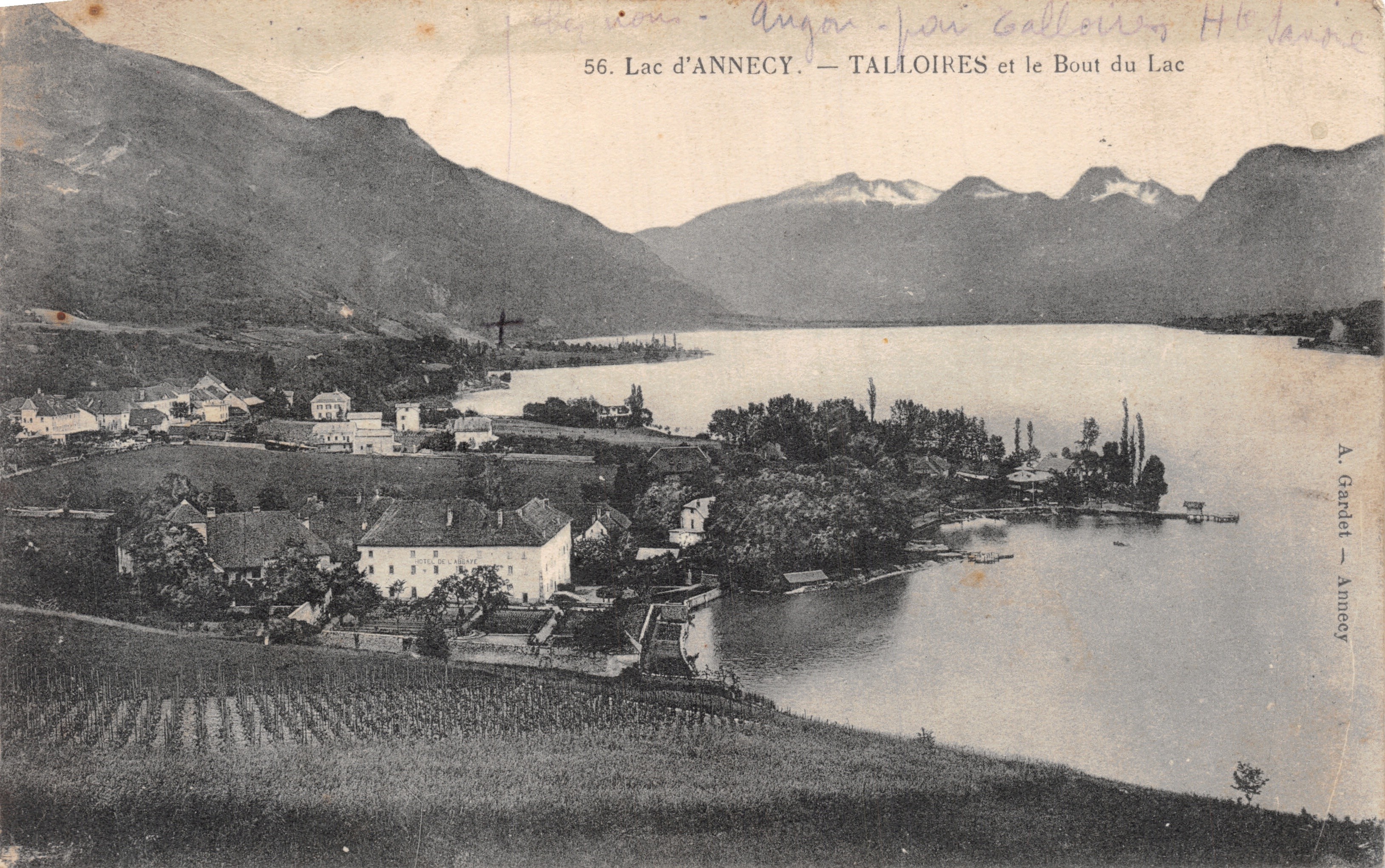 Lac d'Annecy — Talloires et le Bout du Lac — A. Gardet — Annecy