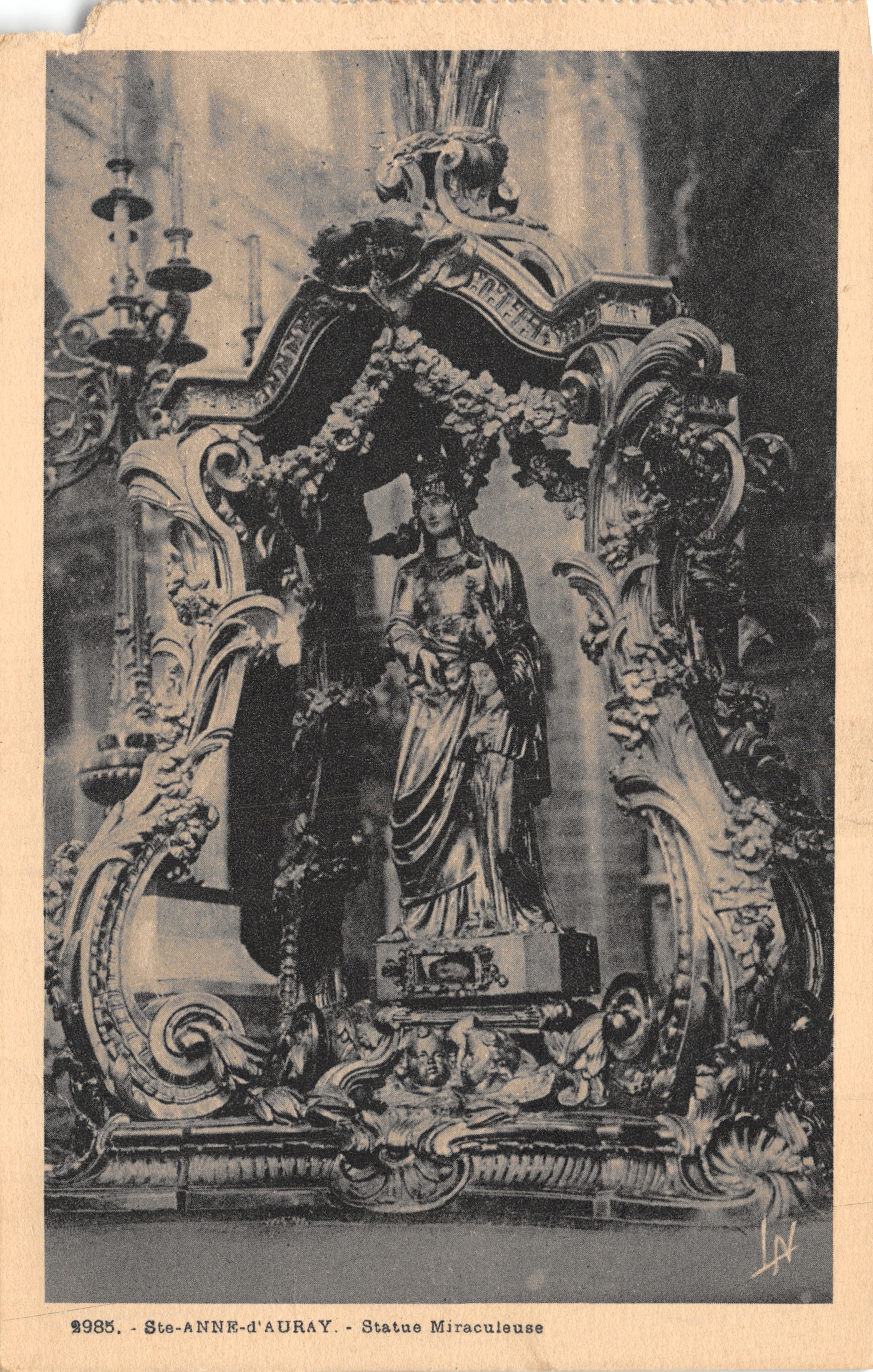 Ste-Anne-d'Auray — De miraculeuze beeldhouwwerk in een barokke omgeving — éditeur Laurent-Nel, Rennes