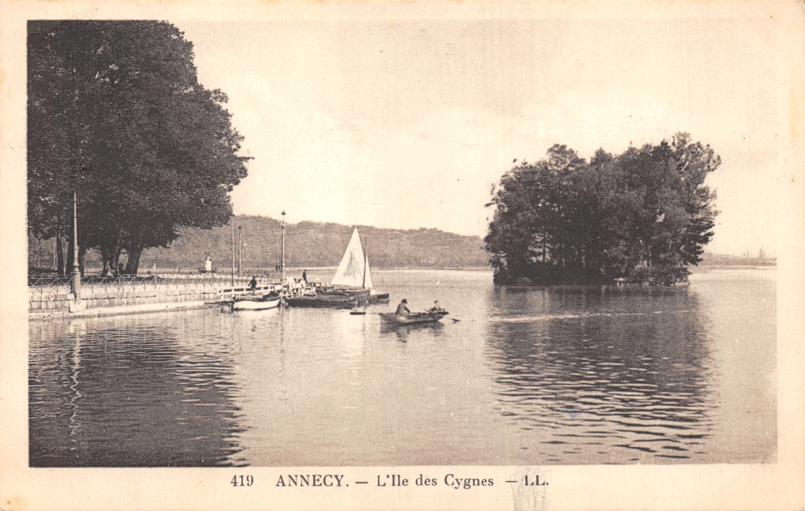 Annecy — L'Île des Cygnes — éditeur I.L.L. n°419