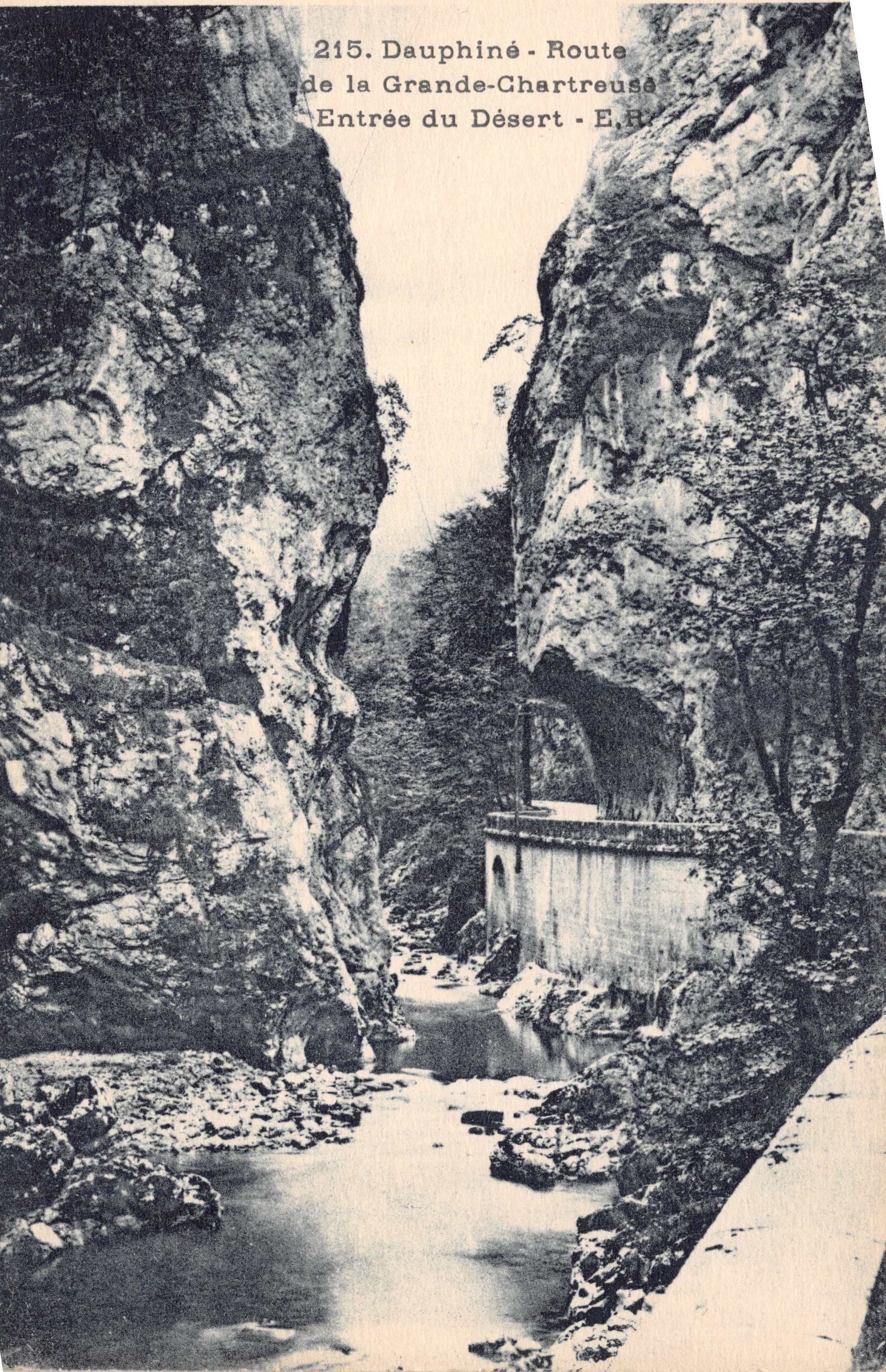 Entrée du Désert — Route de la Grande-Charteuse — E.H. — n°215
