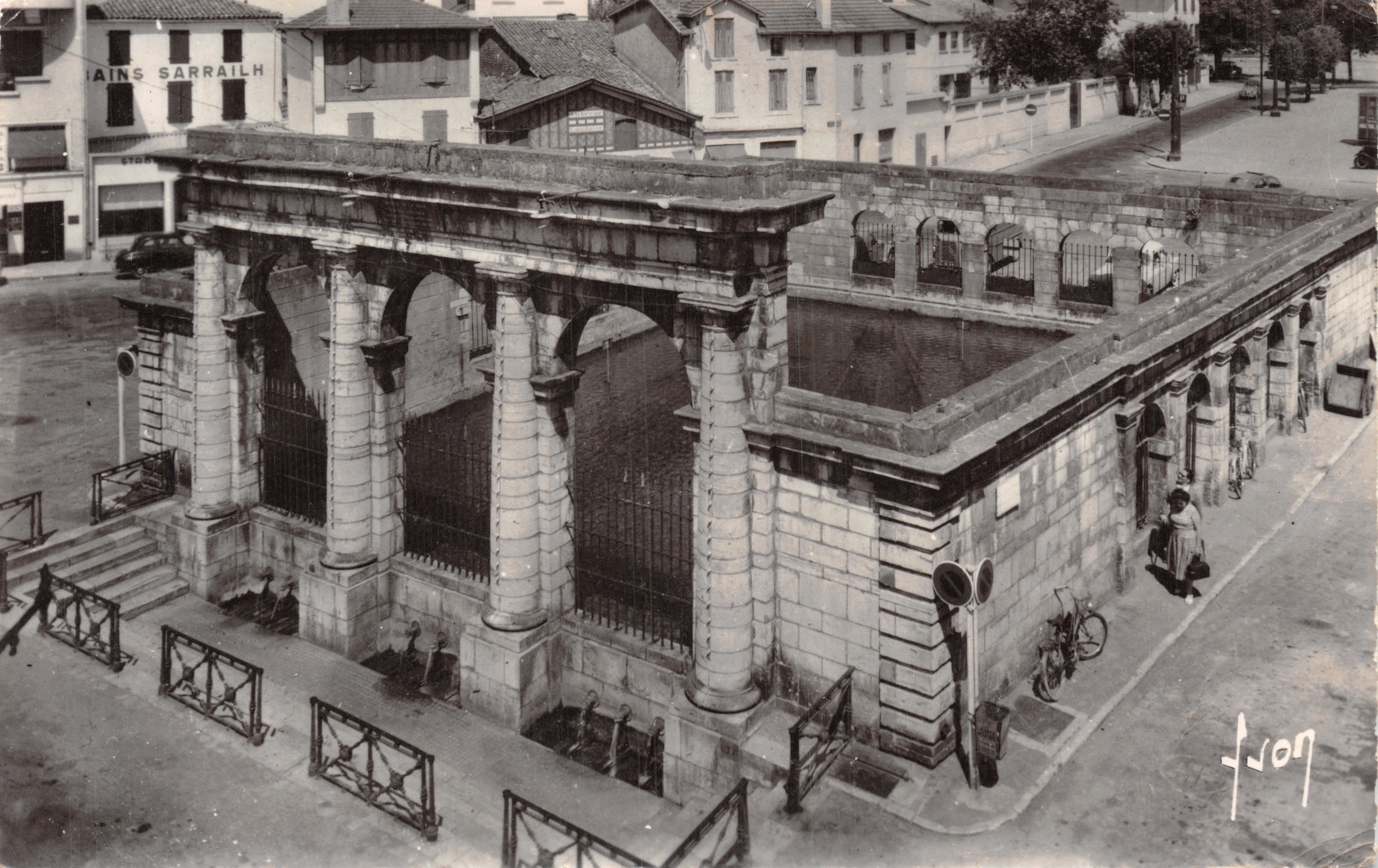 Dax (Landes) - Fuente caliente - Editor Éditions Françaises, n.º B 1800