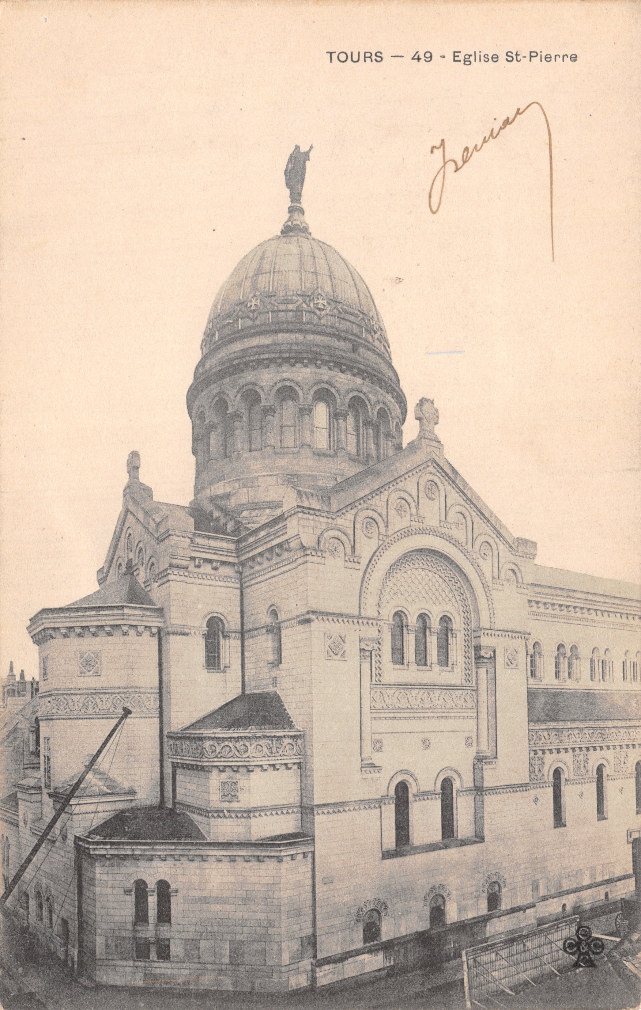 Tours — Kerk Saint-Pierre — uitgever Jéríian