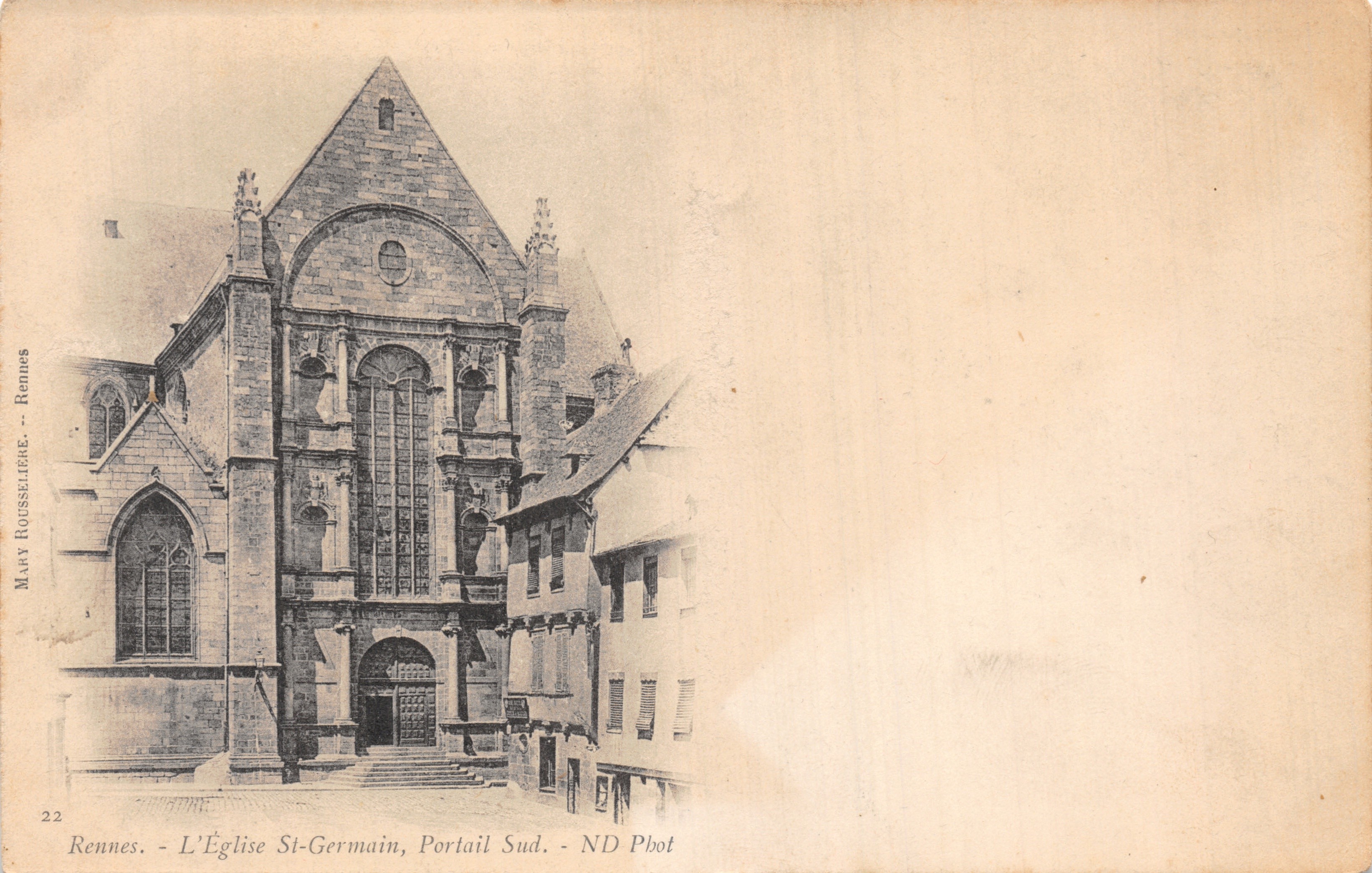 Rennes - De Kerk St-Germain, Zuidpoort - MAY ROUSSELLEME, n°22