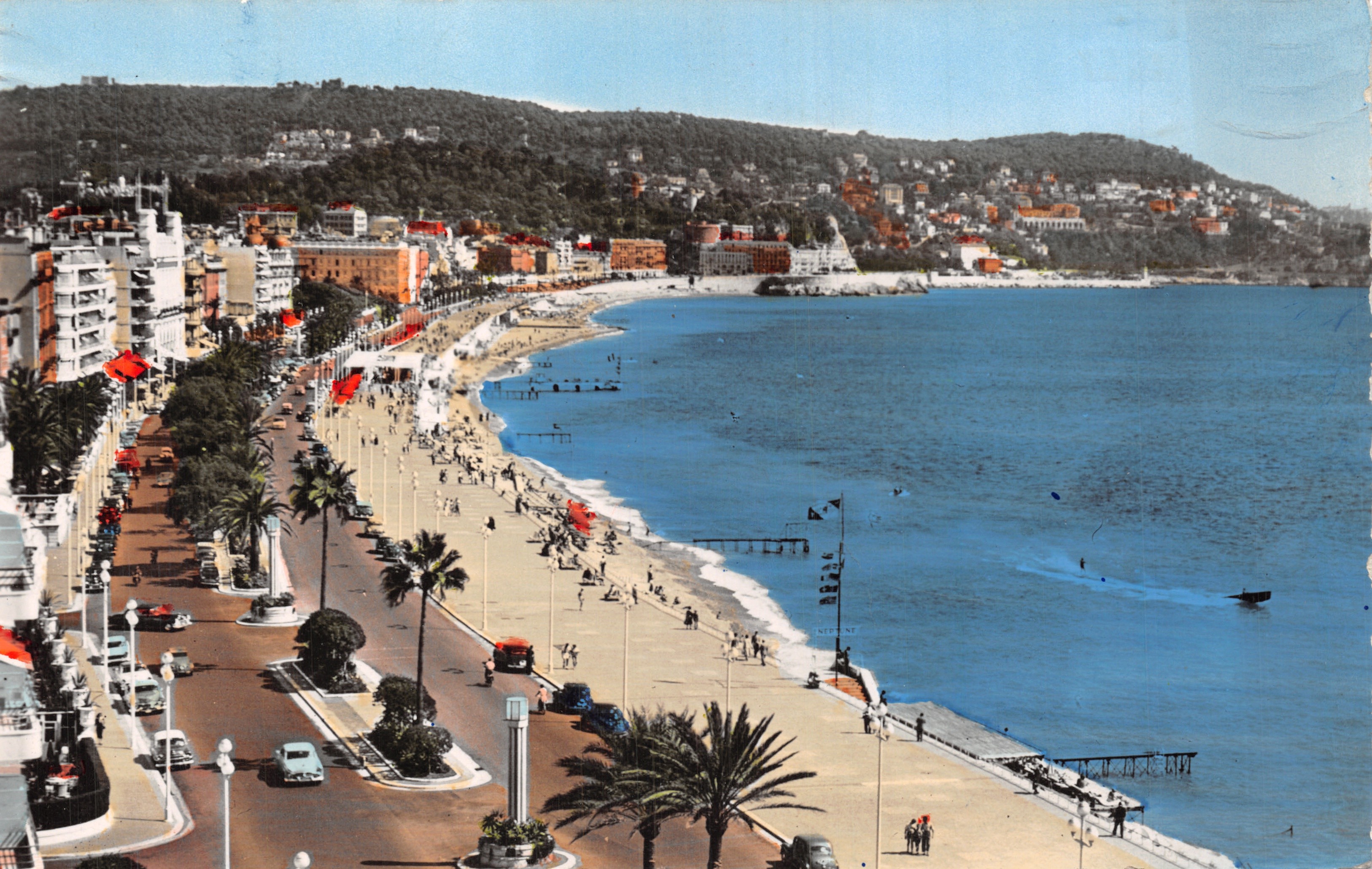 Vue de la Promenade des Anglais — Nice — éditeur Les Éditions M.A.R. n° F 49