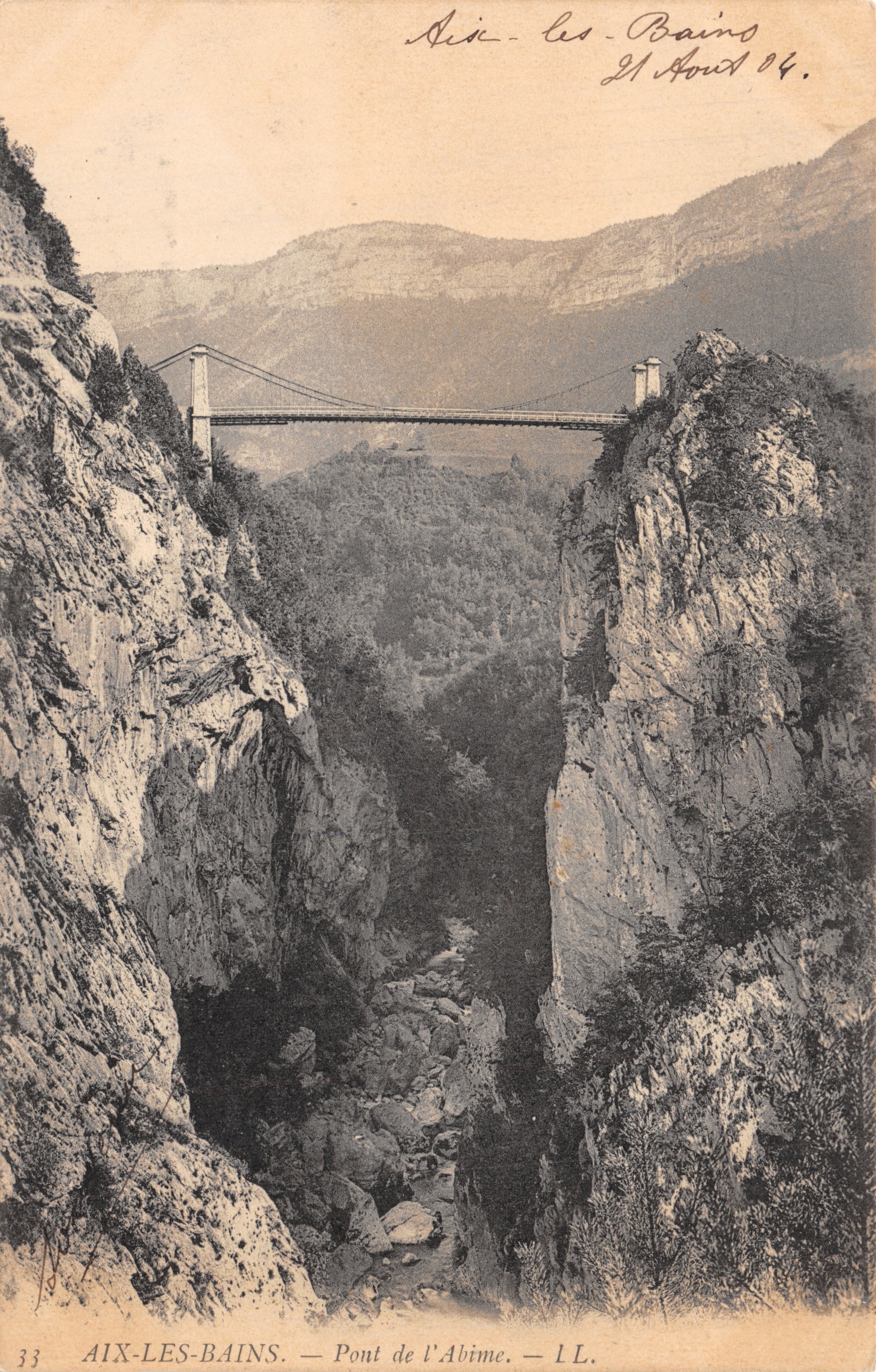 Aix-les-Bains — Pont de l'Abîme — I.L. — n°33