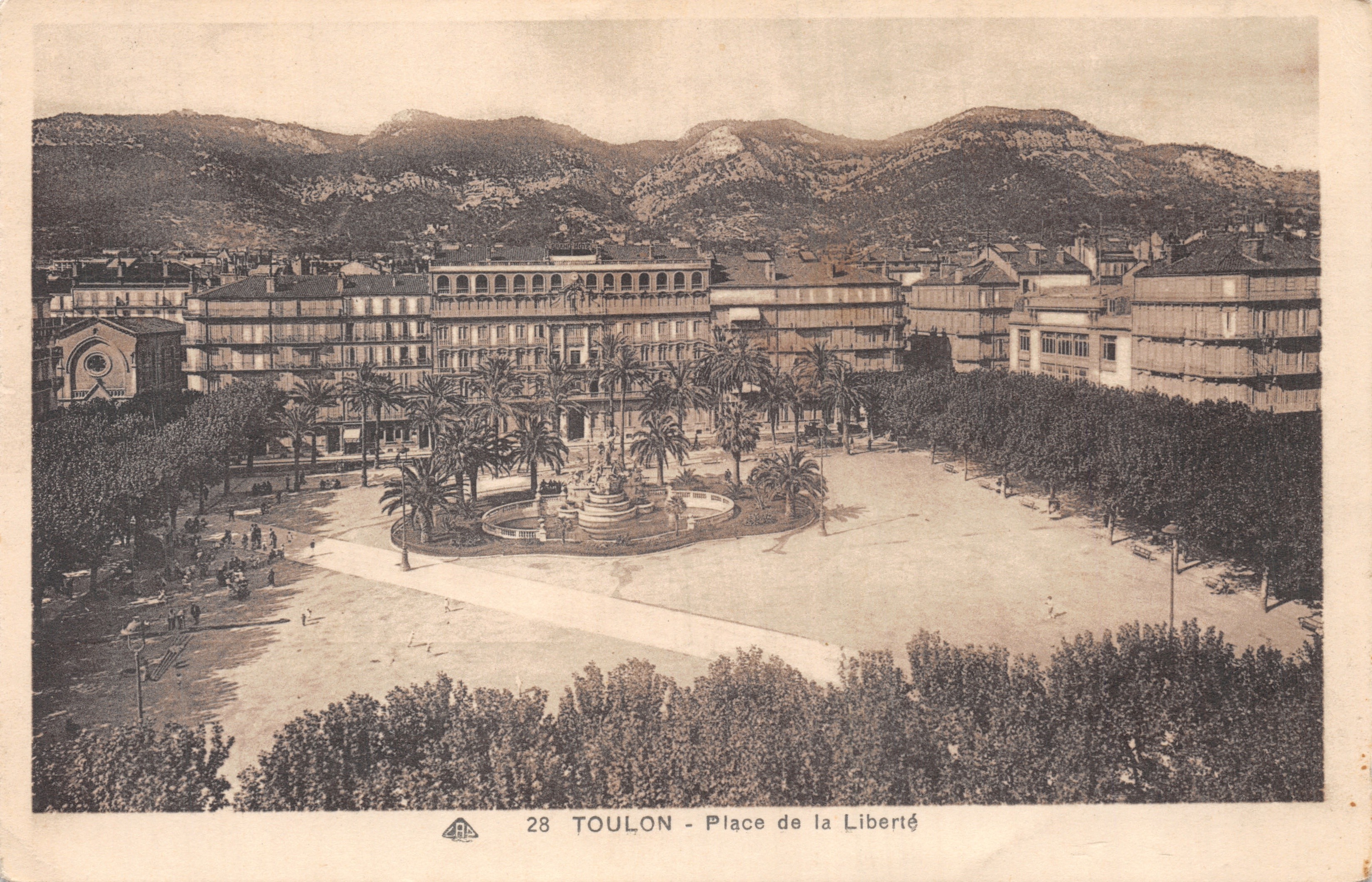 Toulon — Place de la Liberté — éditeur ABA n°28