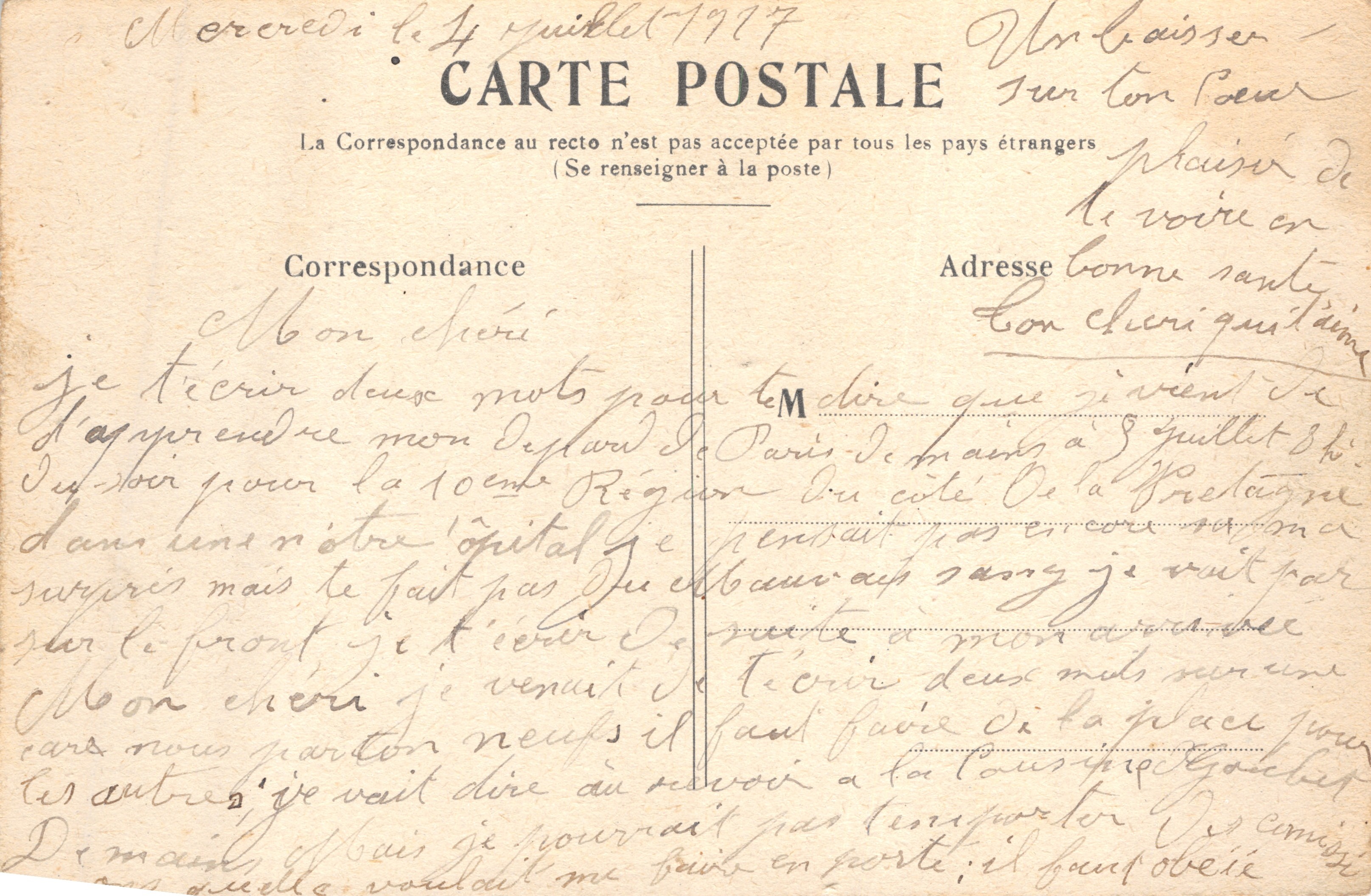 PARIS — Le Palais de Justice et le Marché aux Fleurs — Éditeur : Paris, n° 177 — Verso