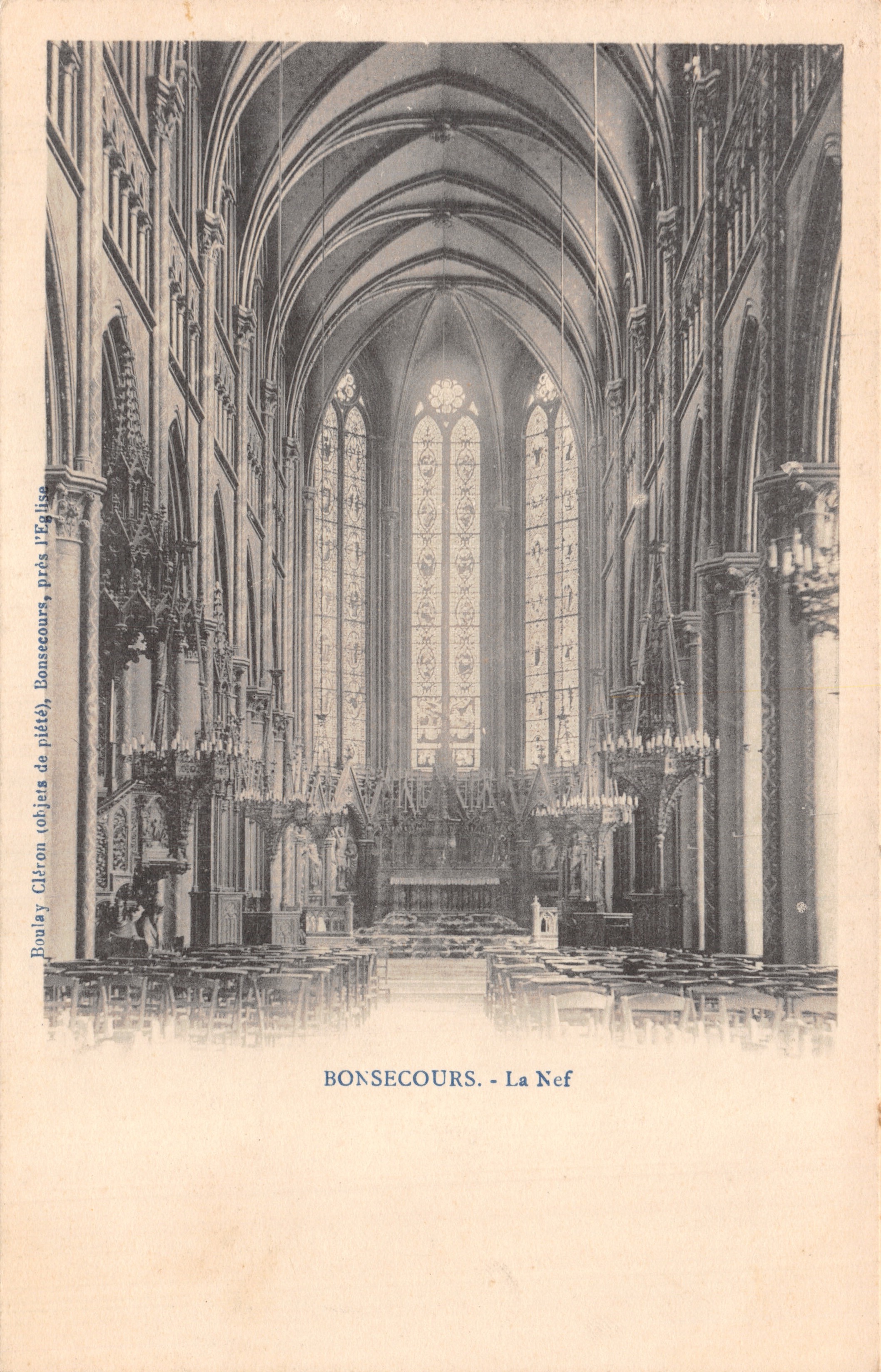 BONSECOURS - La Nef — éditeur Bonlay Clétron, près l'Église
