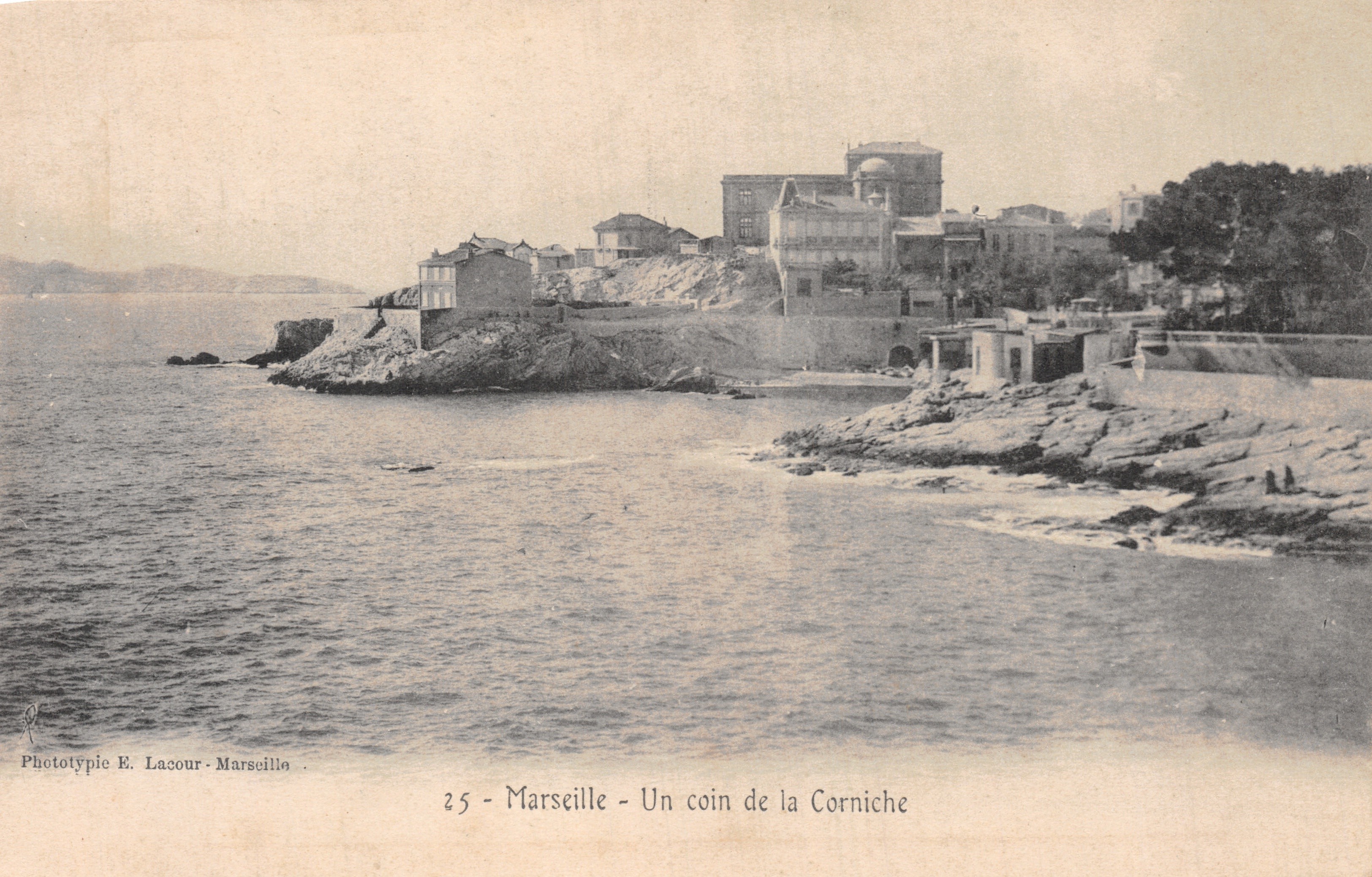 Marseille — Un coin de la Corniche — Phototypic E. Lacour - Marseille