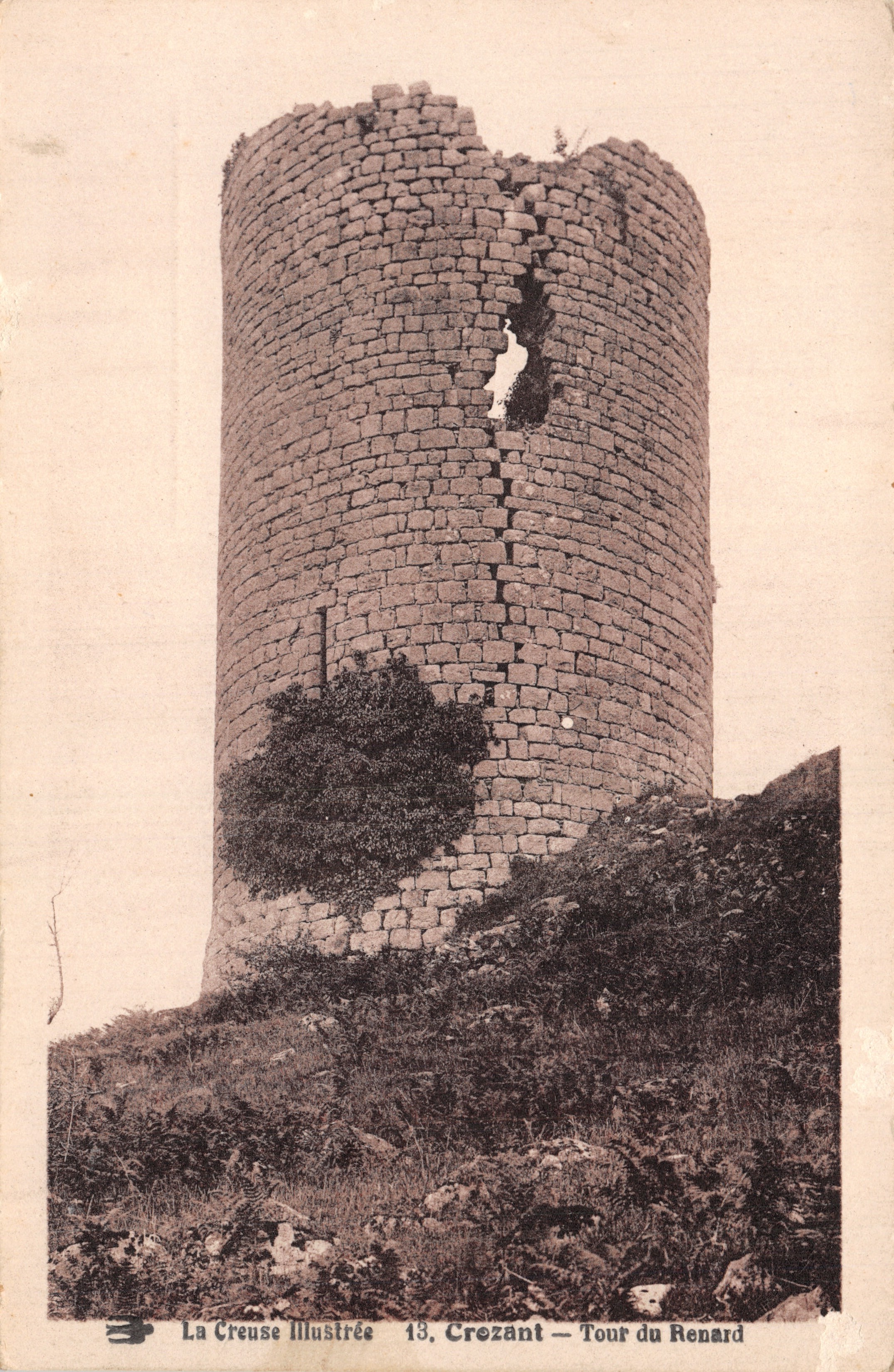 Crezant — Tour du Renard — editore La Creuse Illustrée, n° 43