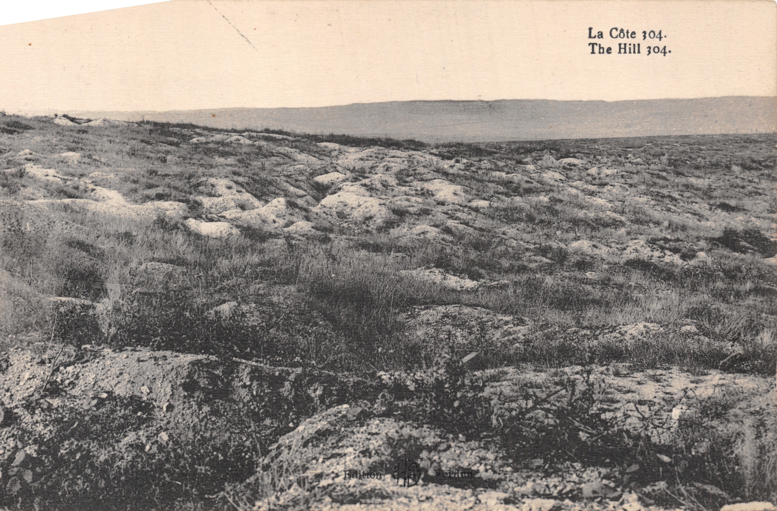 La Côte 304 — paysage rocailleux — Éditions de la Côte 304