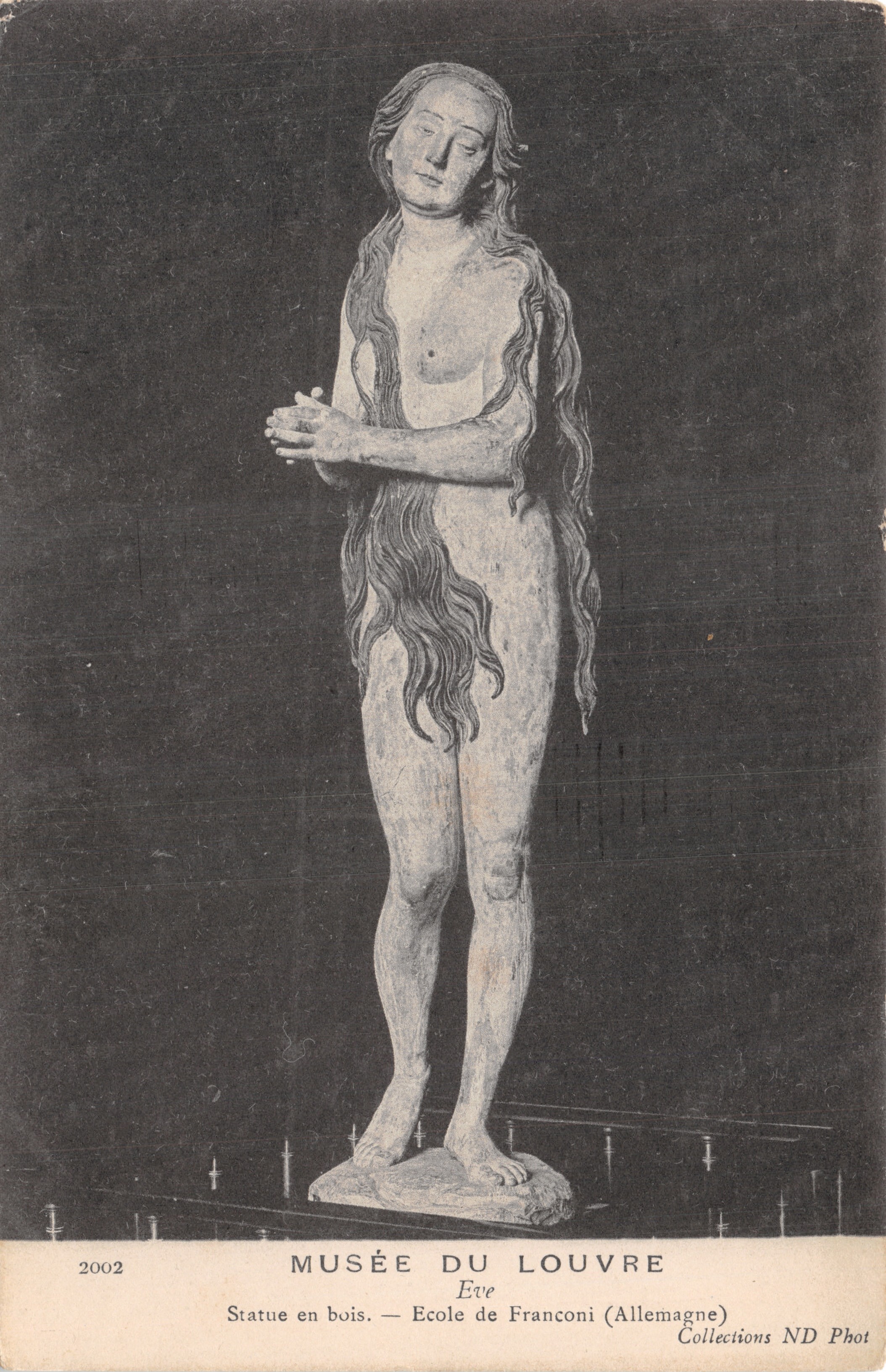 Statue d'Eve — Musée du Louvre — École de Franconie (Allemagne) — Collections ND Phot