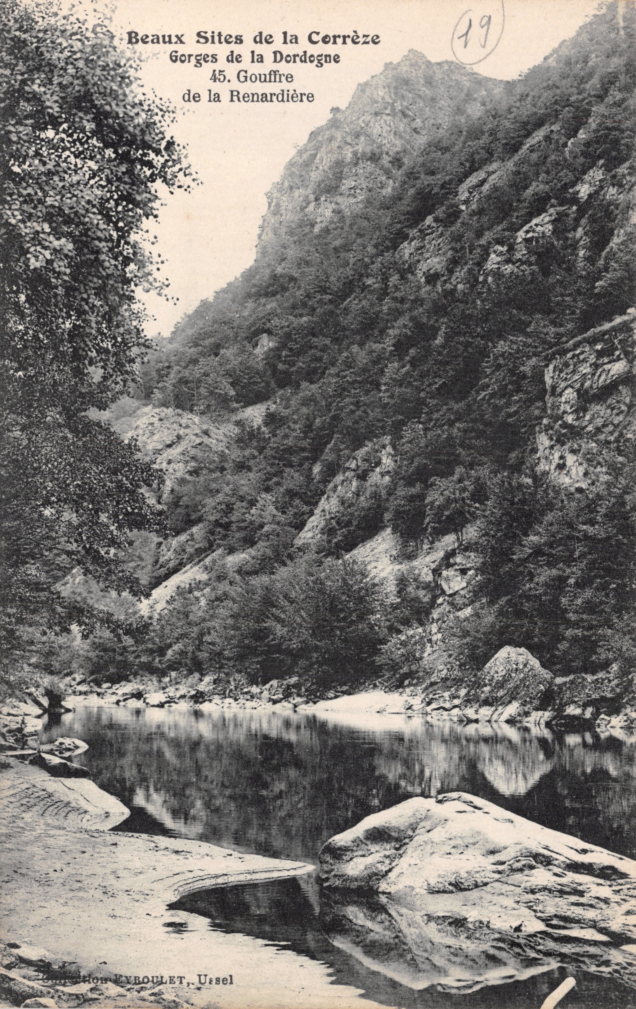 Gorges de la Renardière — Gouffre de la Corrèze — Collection Eyroulet, Usel