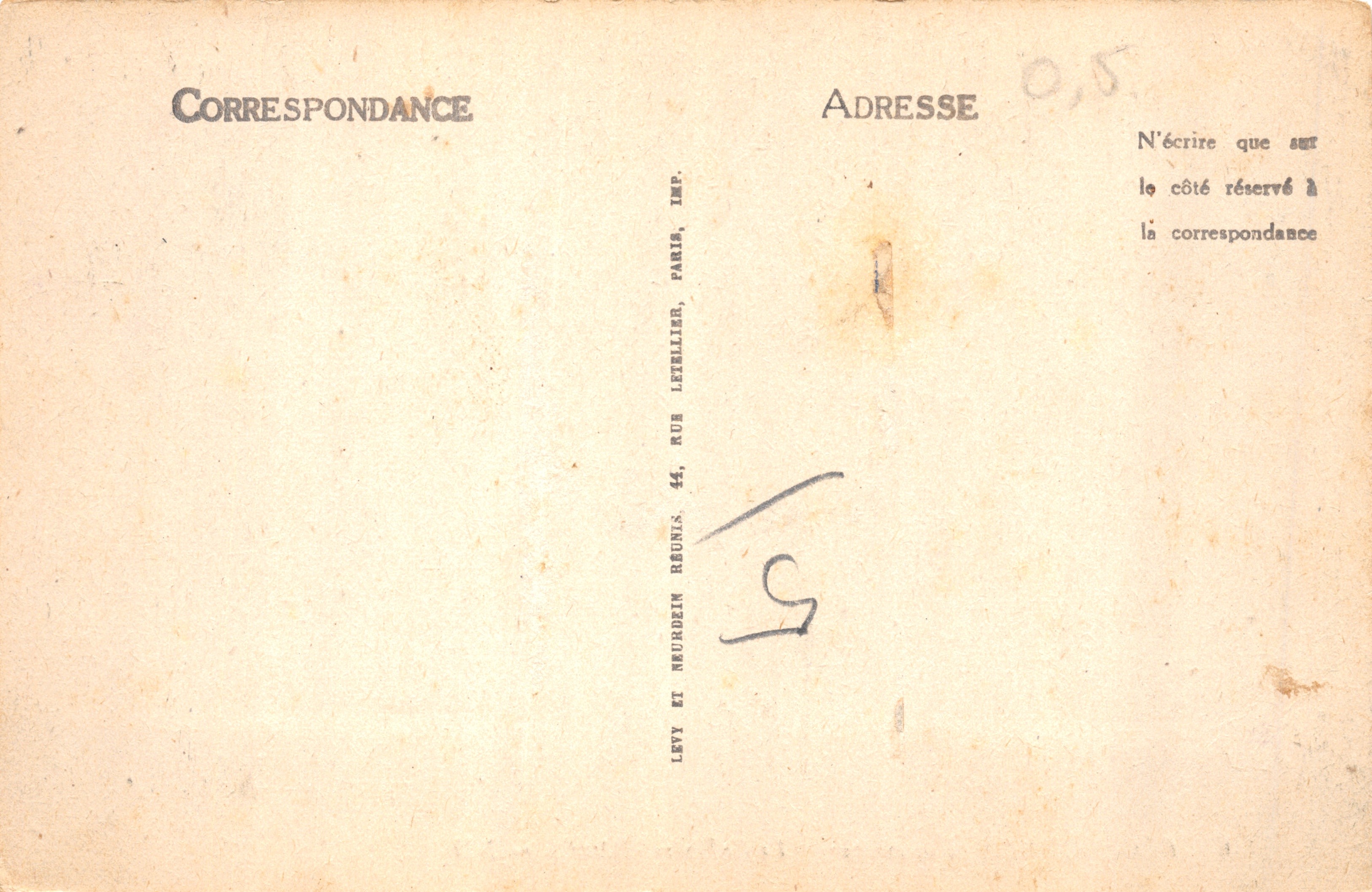 PLOUGONVEN (Finistère) — Het Kruis (Detail) — ND — Achterkant
