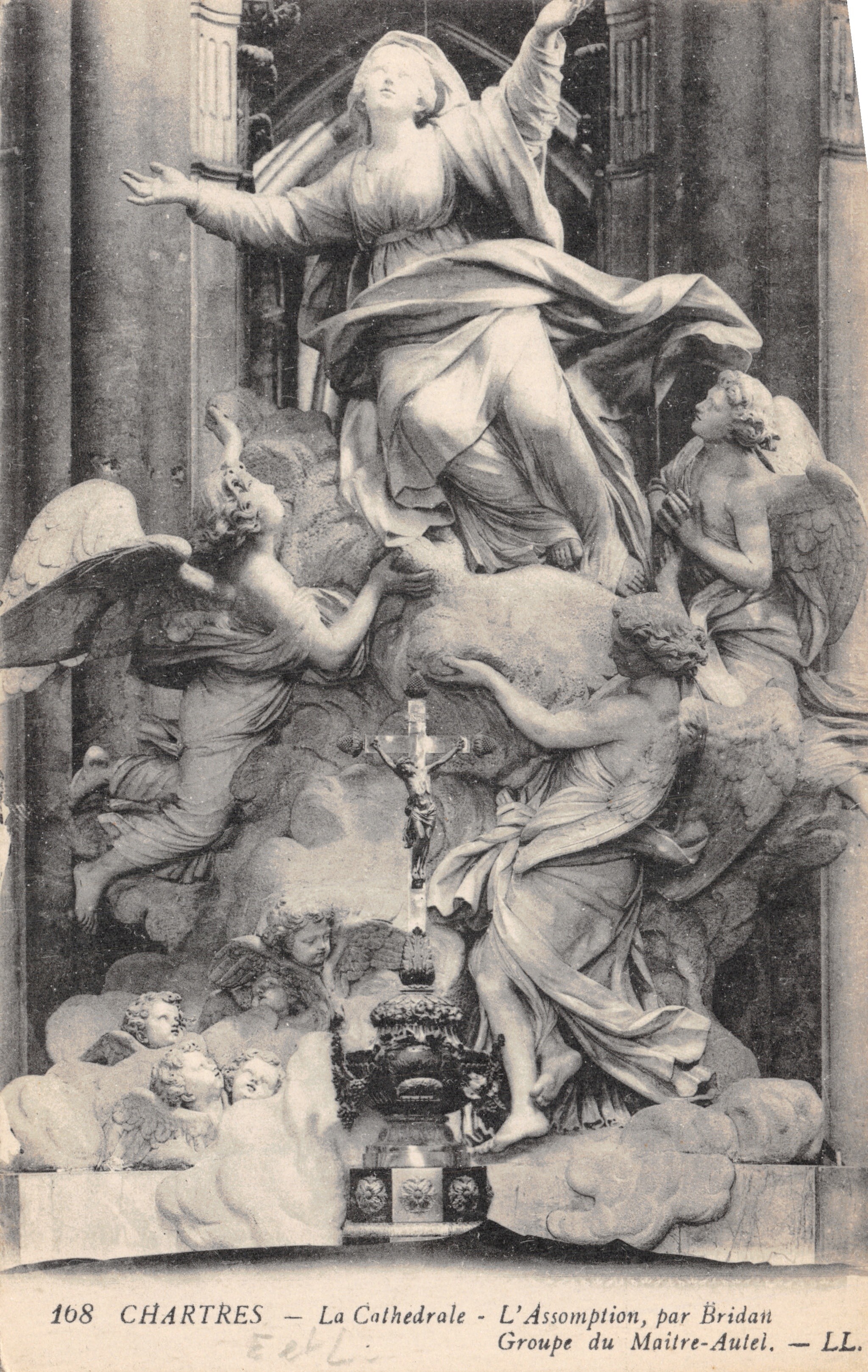 Chartres — La Cattedrale — L'Assunzione, di Bridan — Gruppo del Altare Maggiore — LL. — n° 168