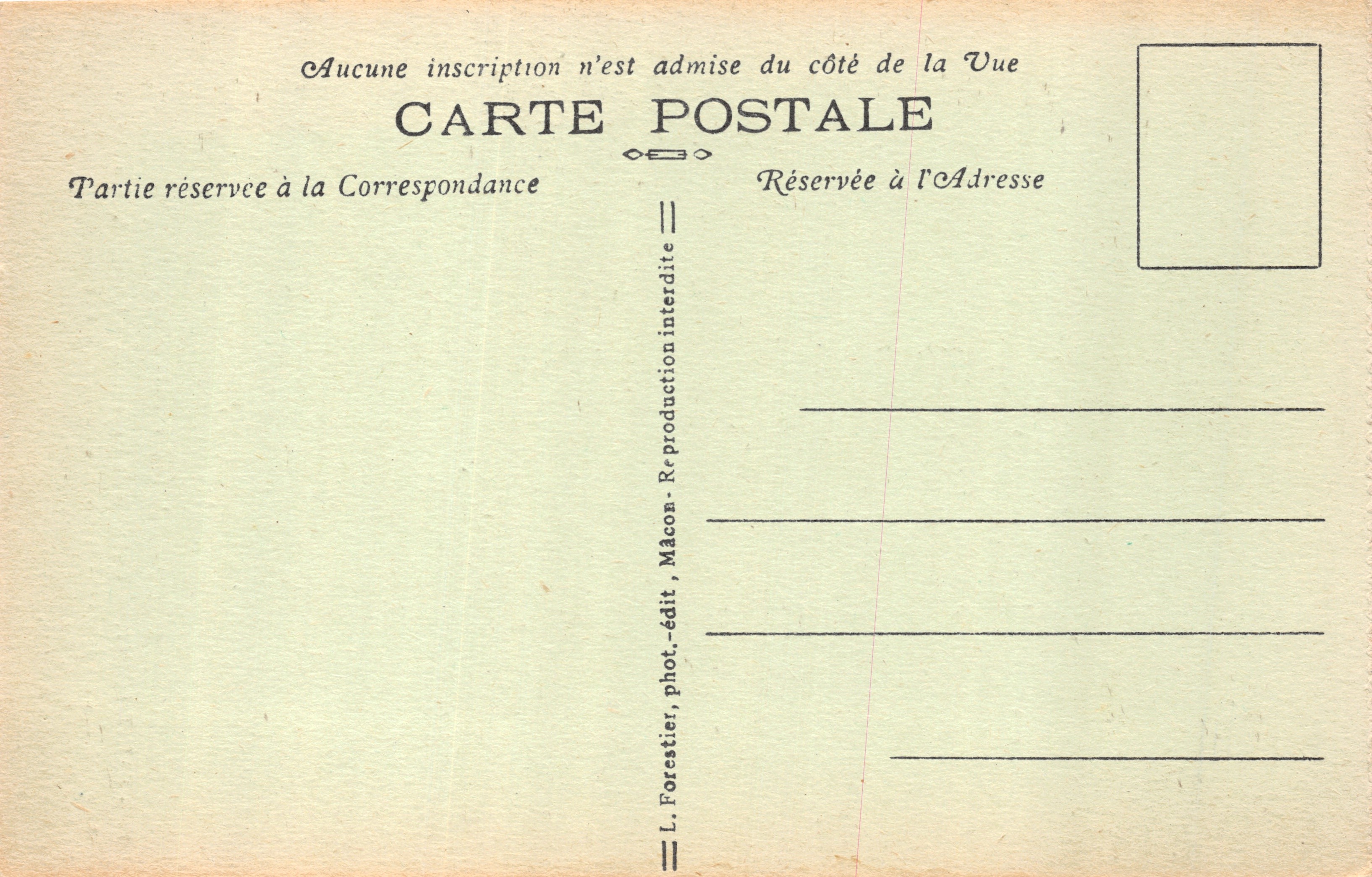 Saint-Point — Château de Lamartine — Cheminée des Poètes peinte par Mme de Lamartine — Verso